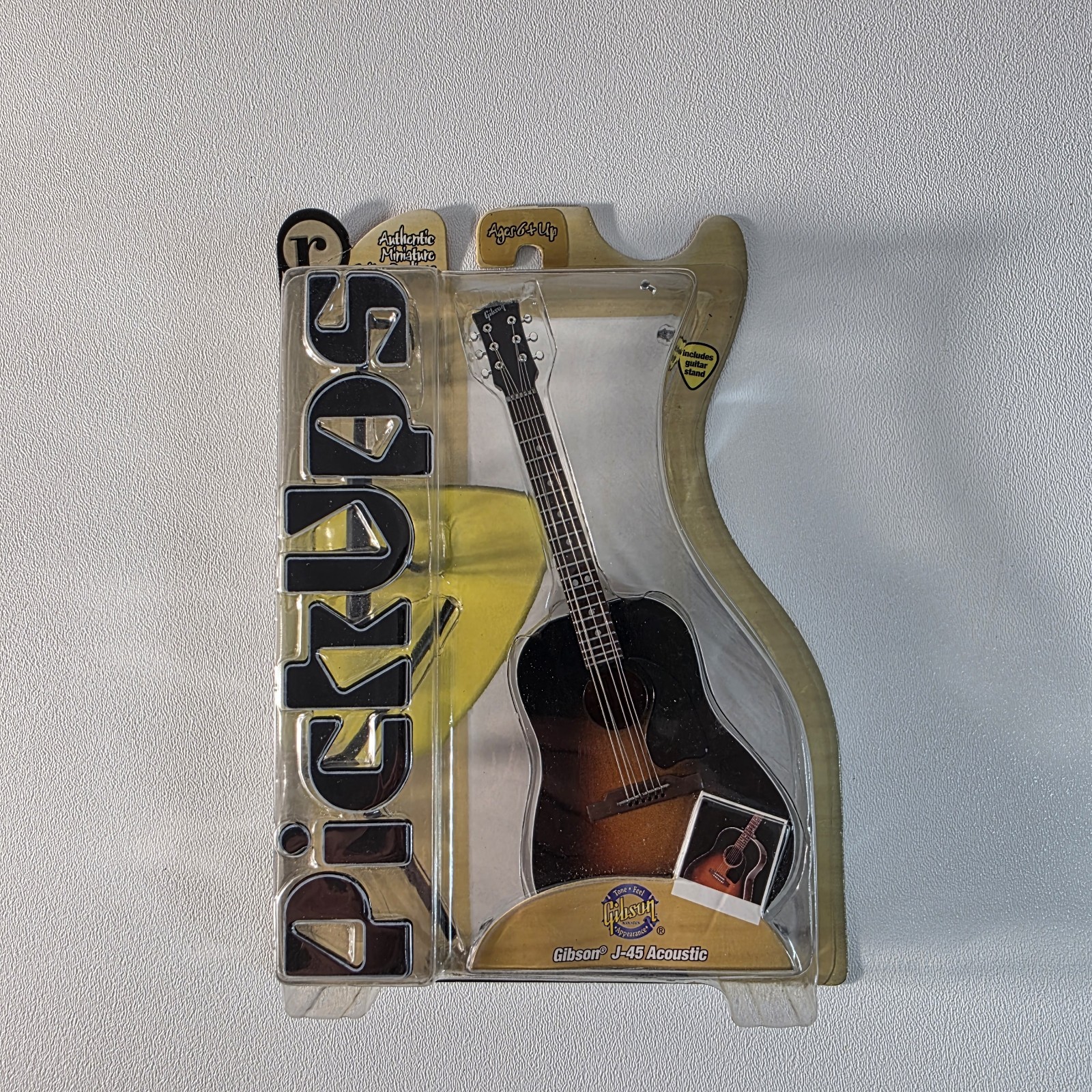 Vintage 2000 Pick UPS Gibson J-45 Acoustic Mini Guitar Toy