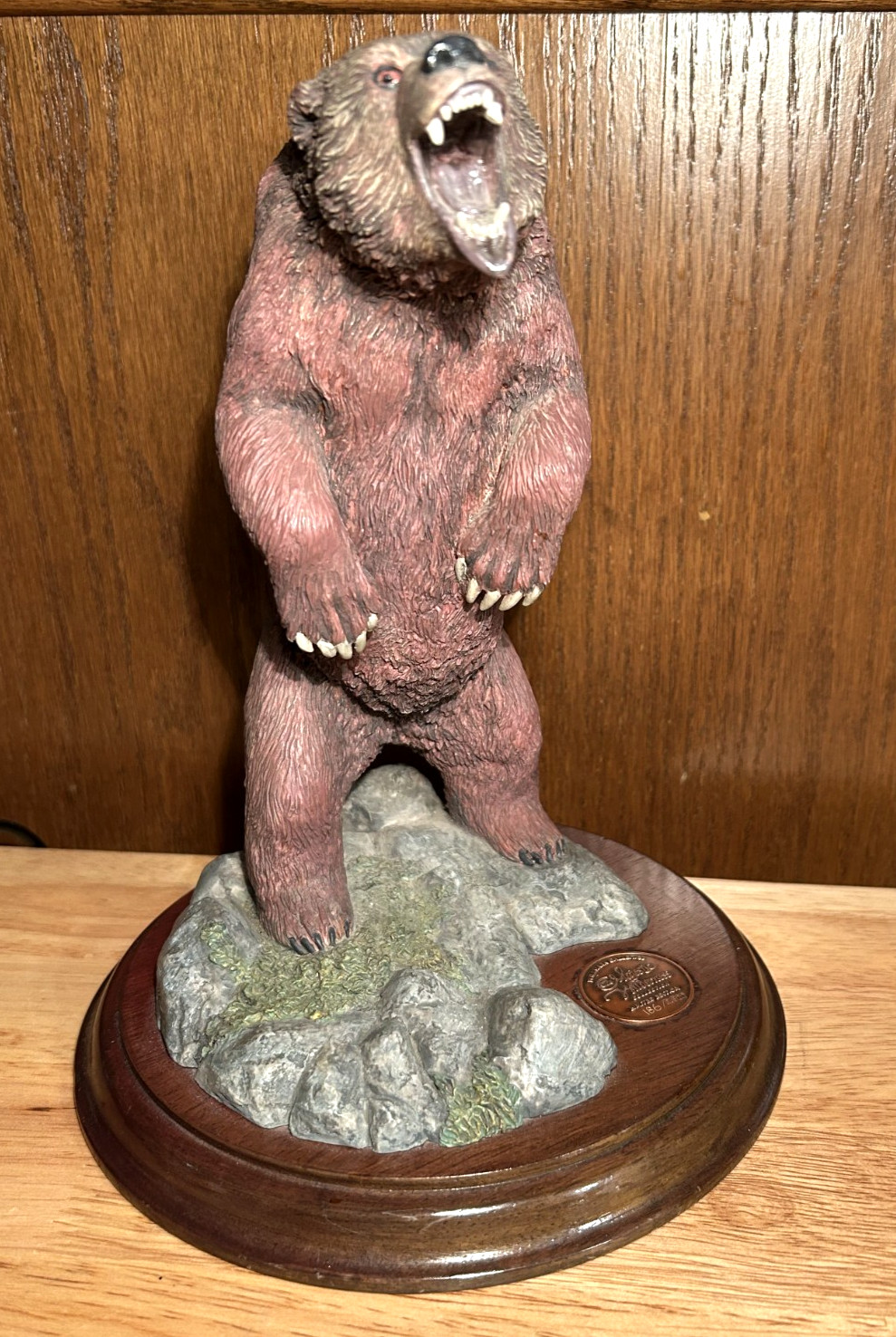 1991 Hallmark Majestic Wilderness Male Grizzly by Mark Newman LE 186/2500