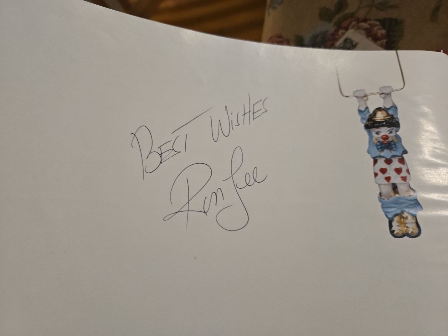 Ron Lee’s World Of Clowns 1993 Signed Book