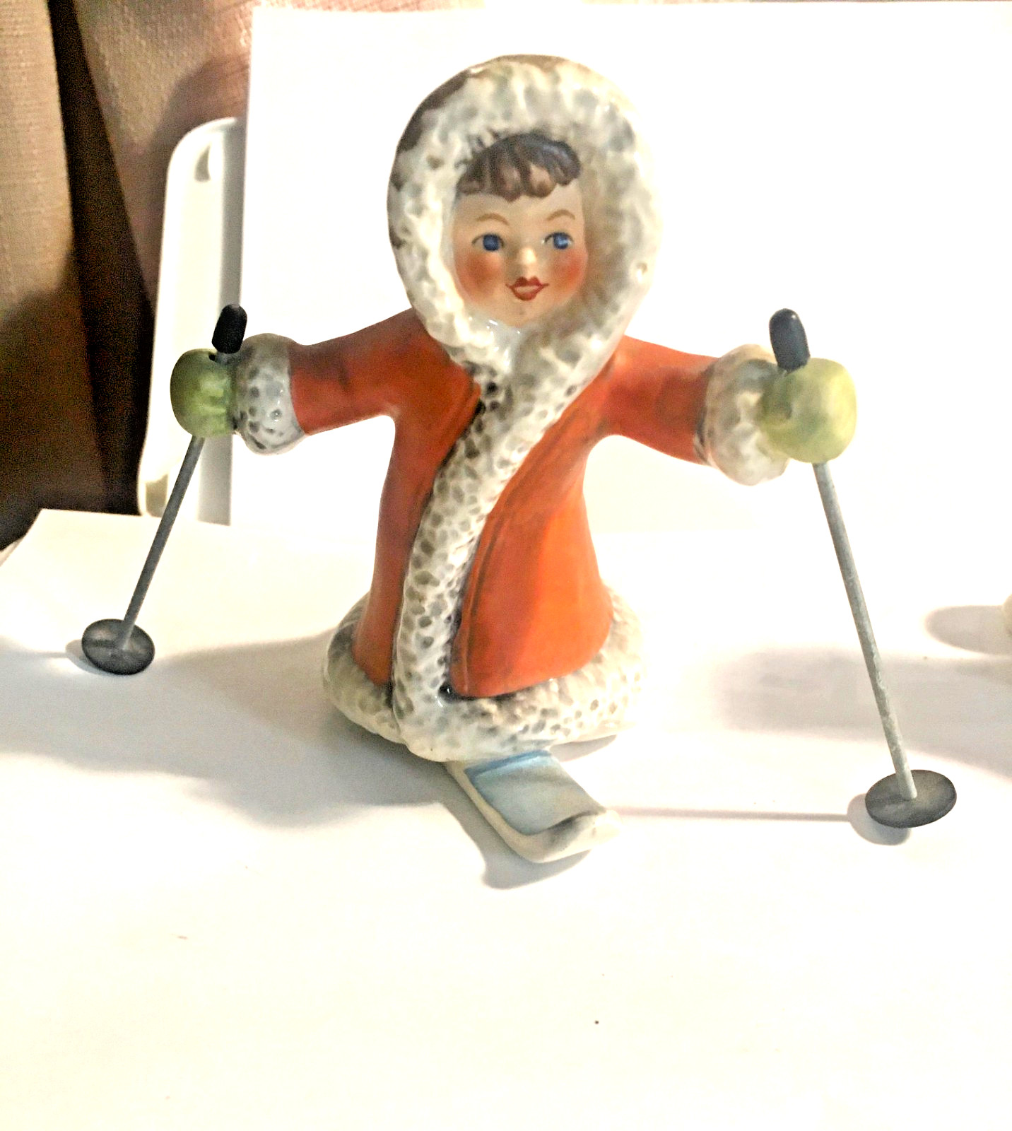 Vintage Goebel Snow Skier 11 701 Winter Girl TMK4 1972-1979 and 700 and 7358