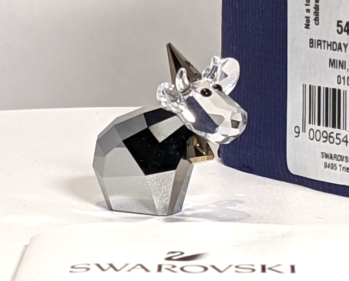 Swarovski BIRTHDAY PRINCESS MO Mini Color Crystal Figurine 5492747 Genuine* MiB!
