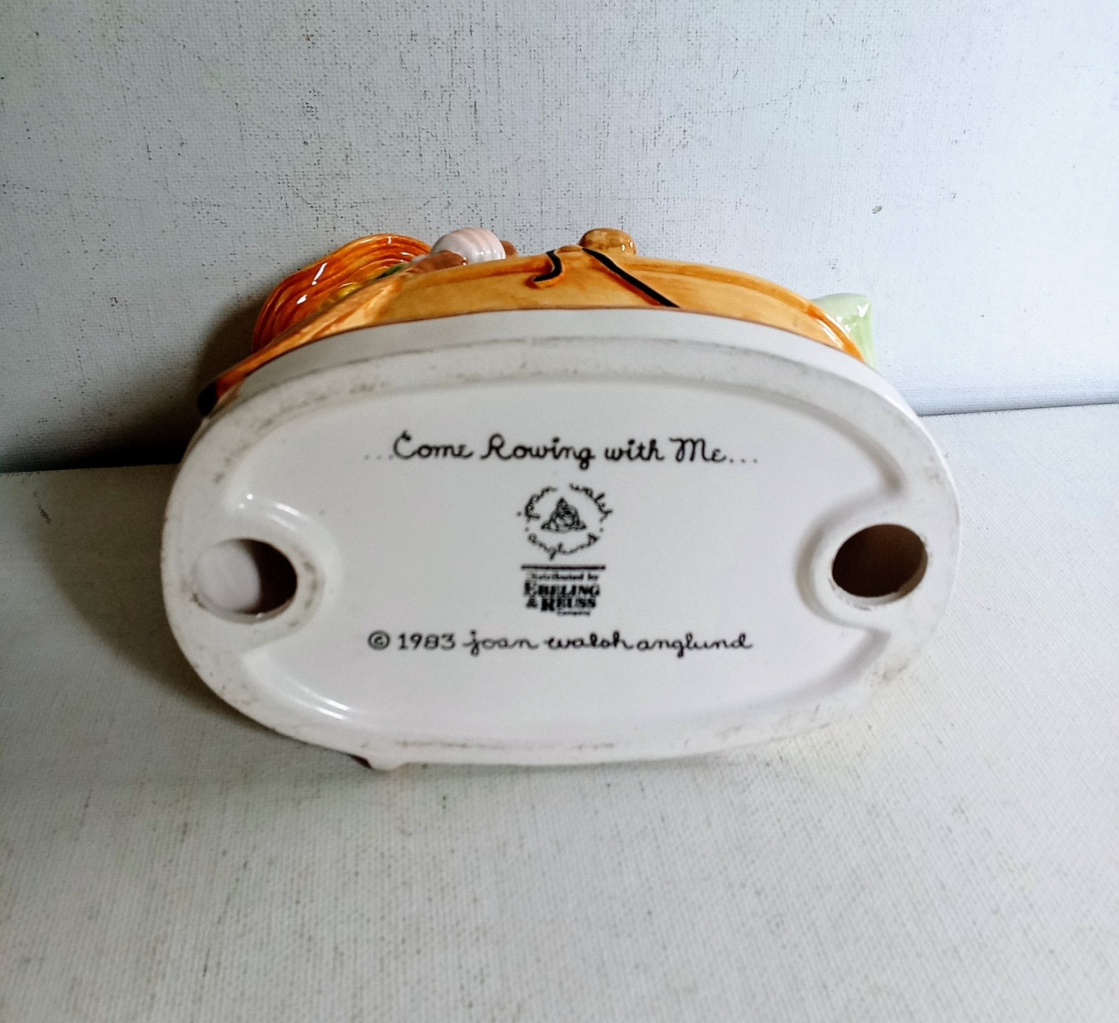 Ebeling&Reuss “Come Rowing with Me” porcelain figurine by Joan Walsh Anglund