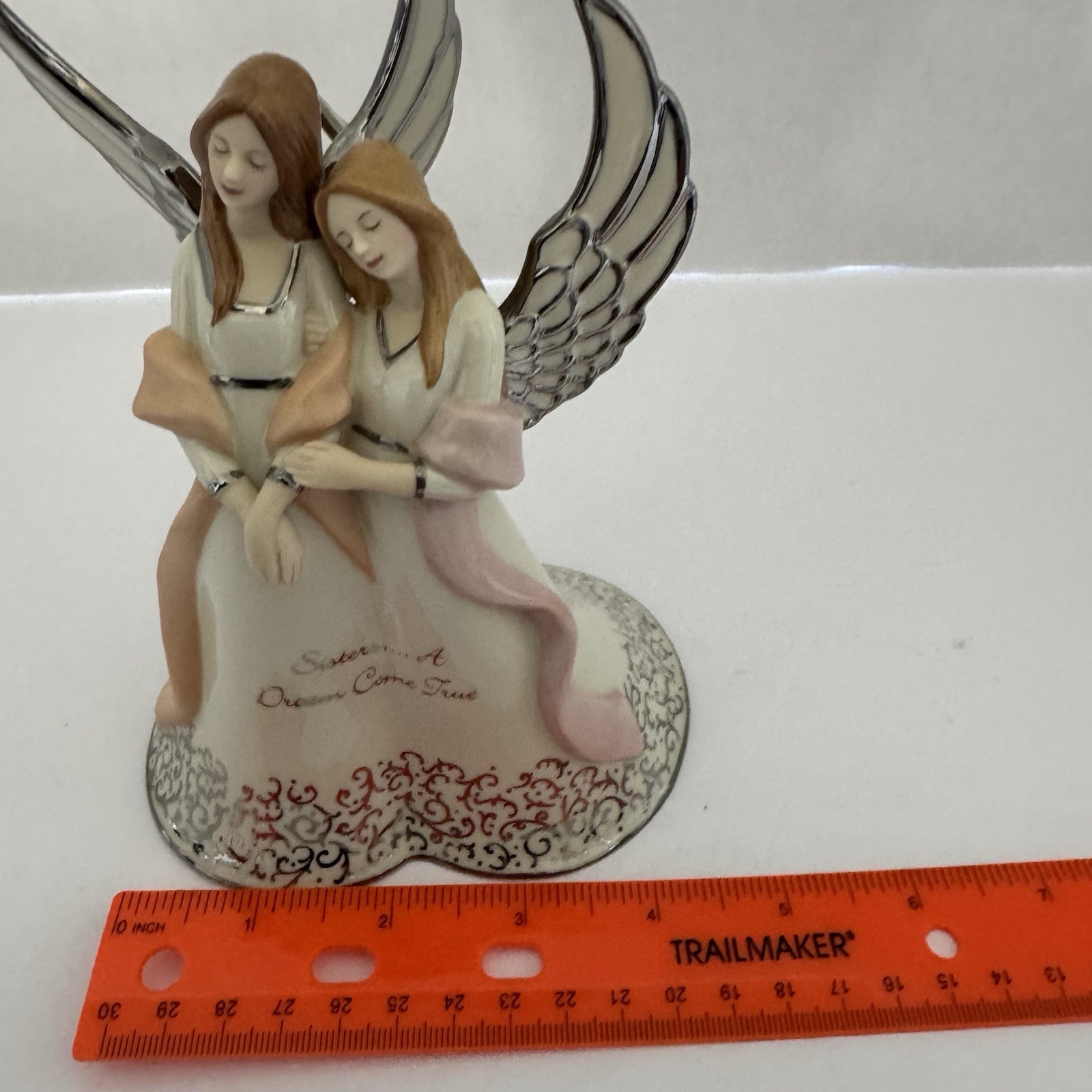 Bradford Editions Sisters A Dream Come True Angel Music Box Kindred Spirits 2005