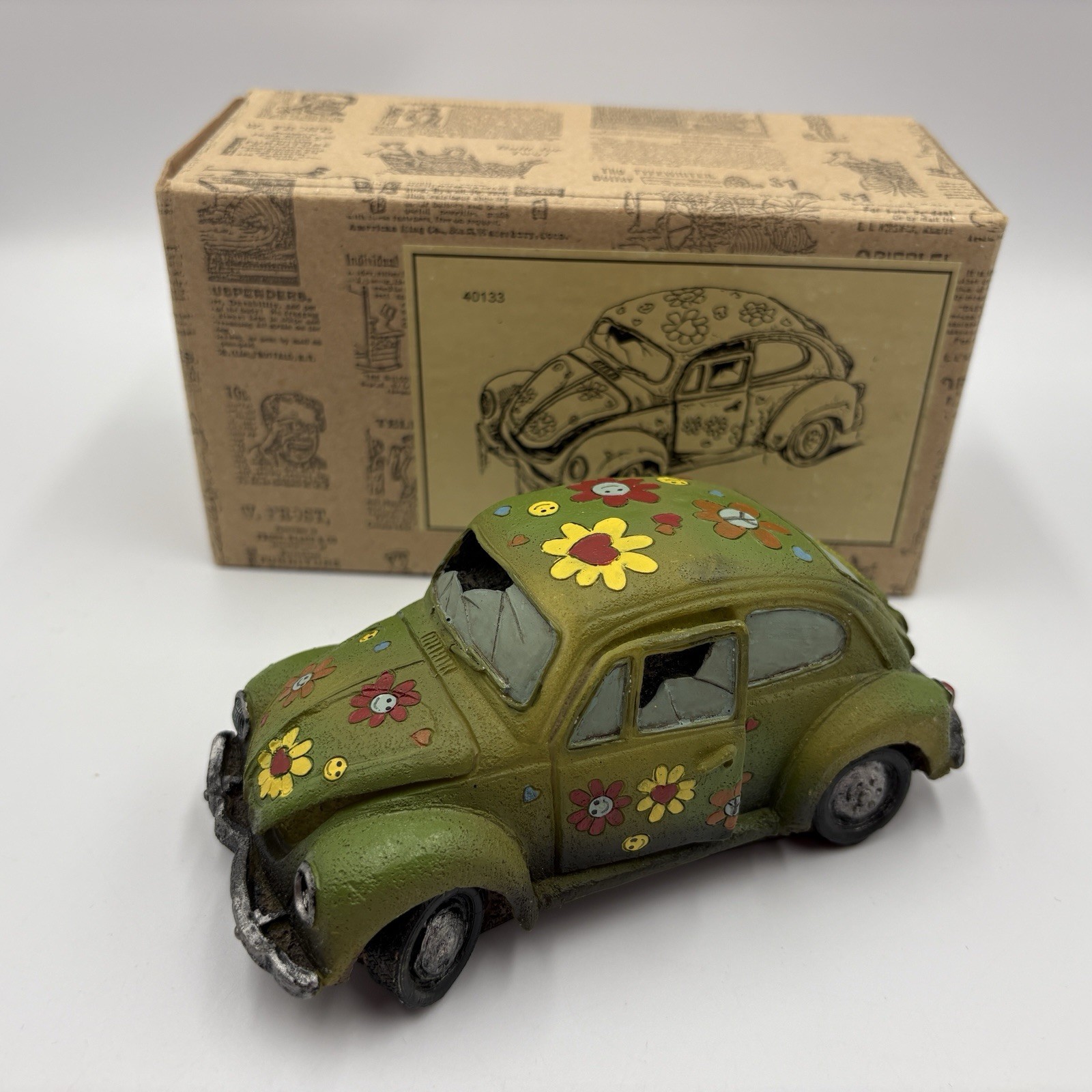 VW Hippie Junkyard Volkswagen Beetle Bug 1999 Popular Imports Paperweight 40133