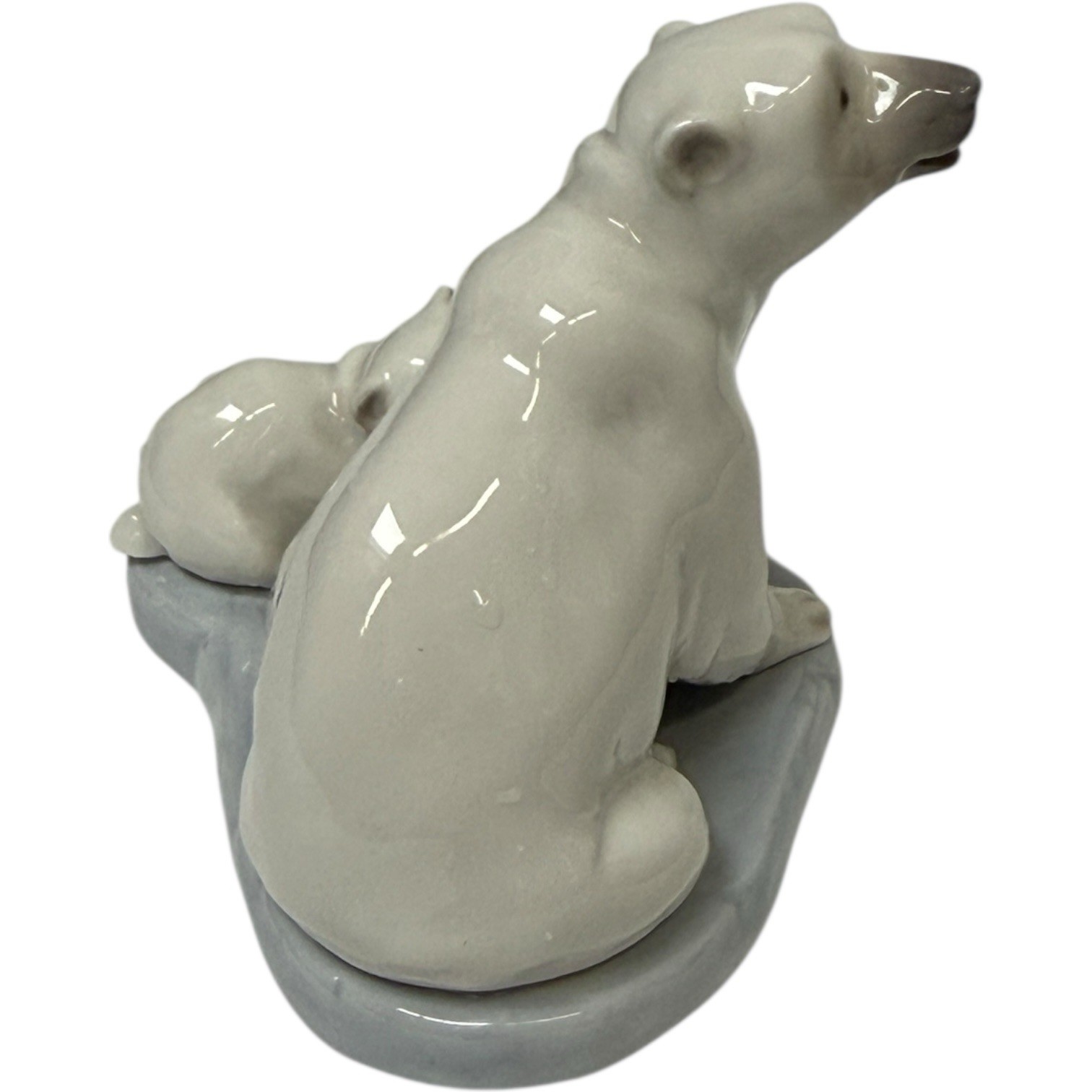 Mini Polar Bear Family Lladro Porcelain Figurine Made in Spain A-14J