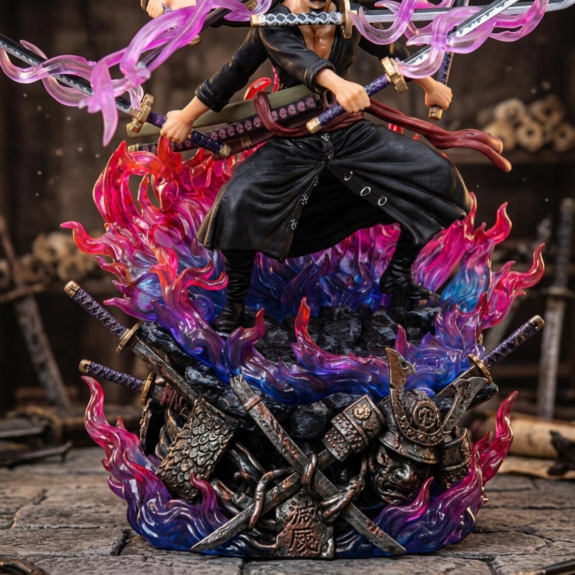 Anime Roronoa Zoro Action Figure Pvc Statue Collectible Gift Toy Action New 24cm