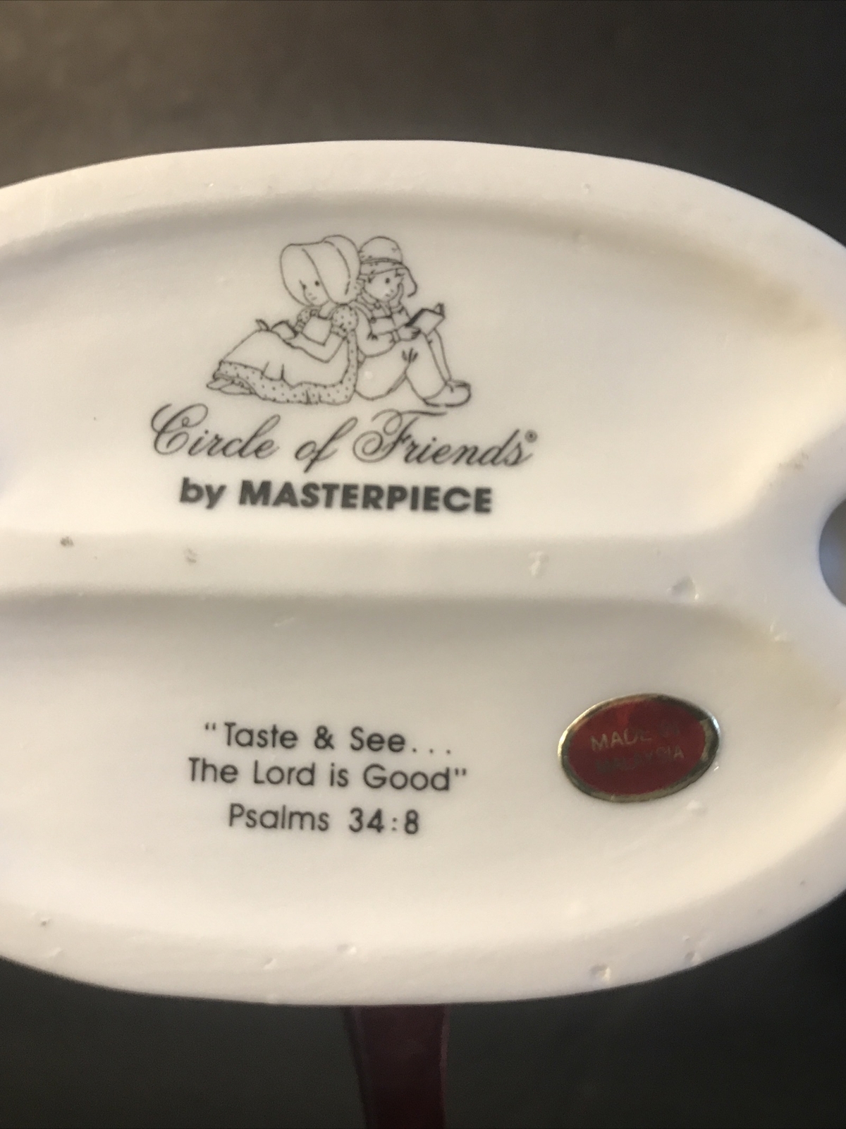 Circle of Friends “ The Lord Is Good “ Ice Cream Making Boy Girl Dog