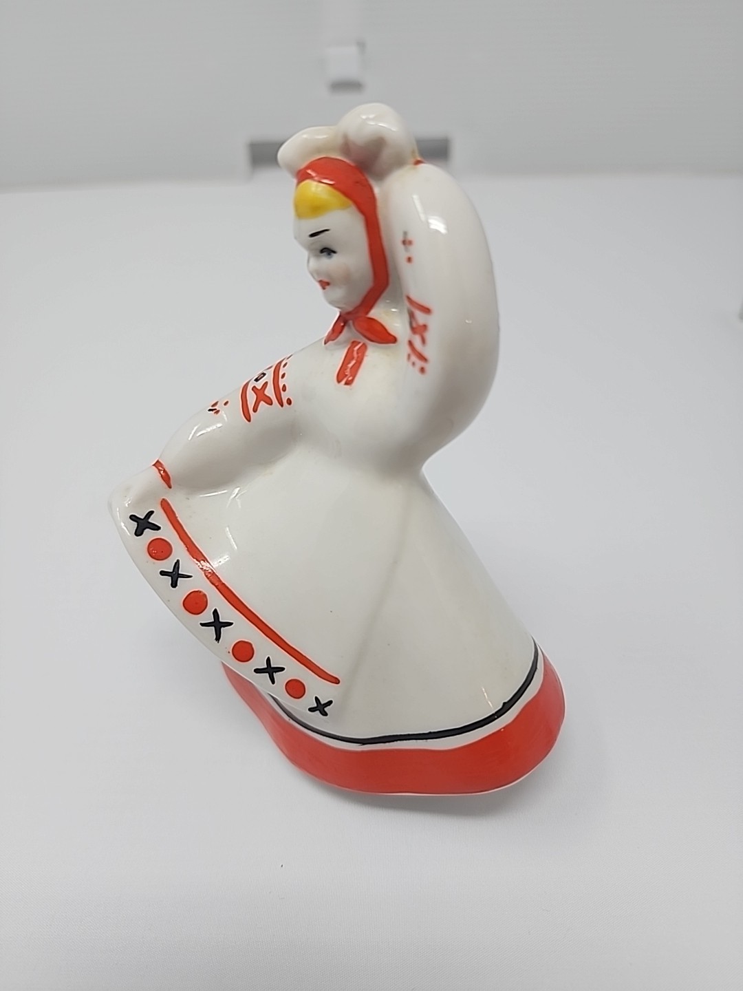 Soviet Ukraine Porcelain Figurine Dancing Girl Vintage