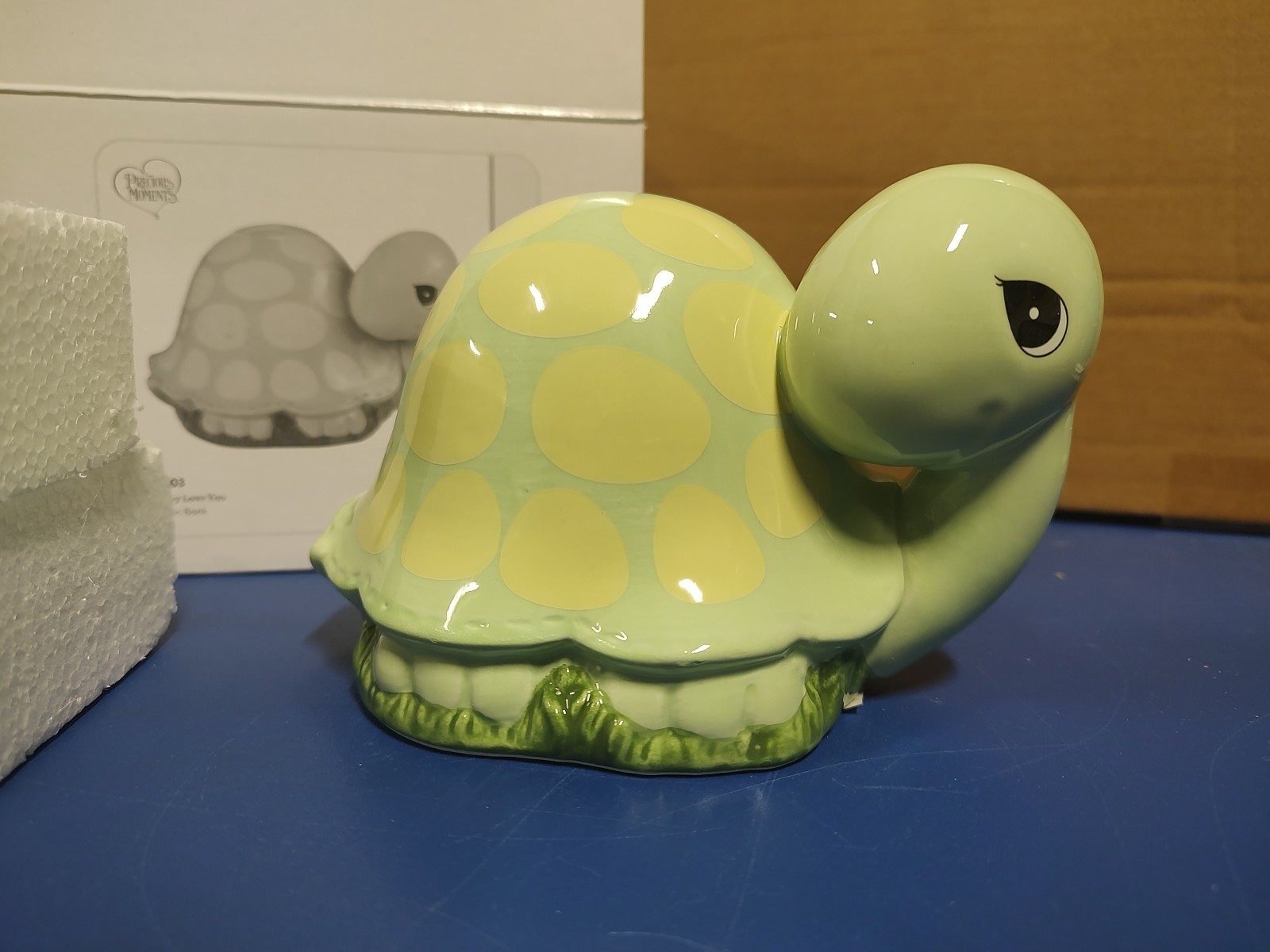 Precious Moments Turtle Bank | Turtle-y Love You Ceramic Bank Nursery Decor
