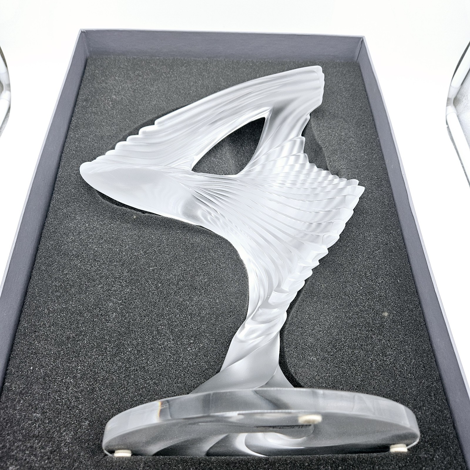 Lalique Crystal Trophee Figure Skating Championship in Box with Paperwork