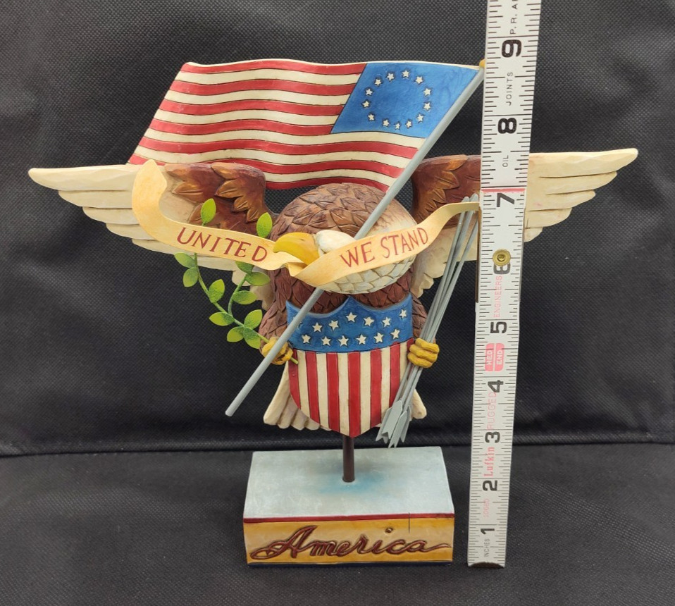 Jim Shore United We Stand Eagle Heartwood Creek 4013282 Statue Figurine 2008