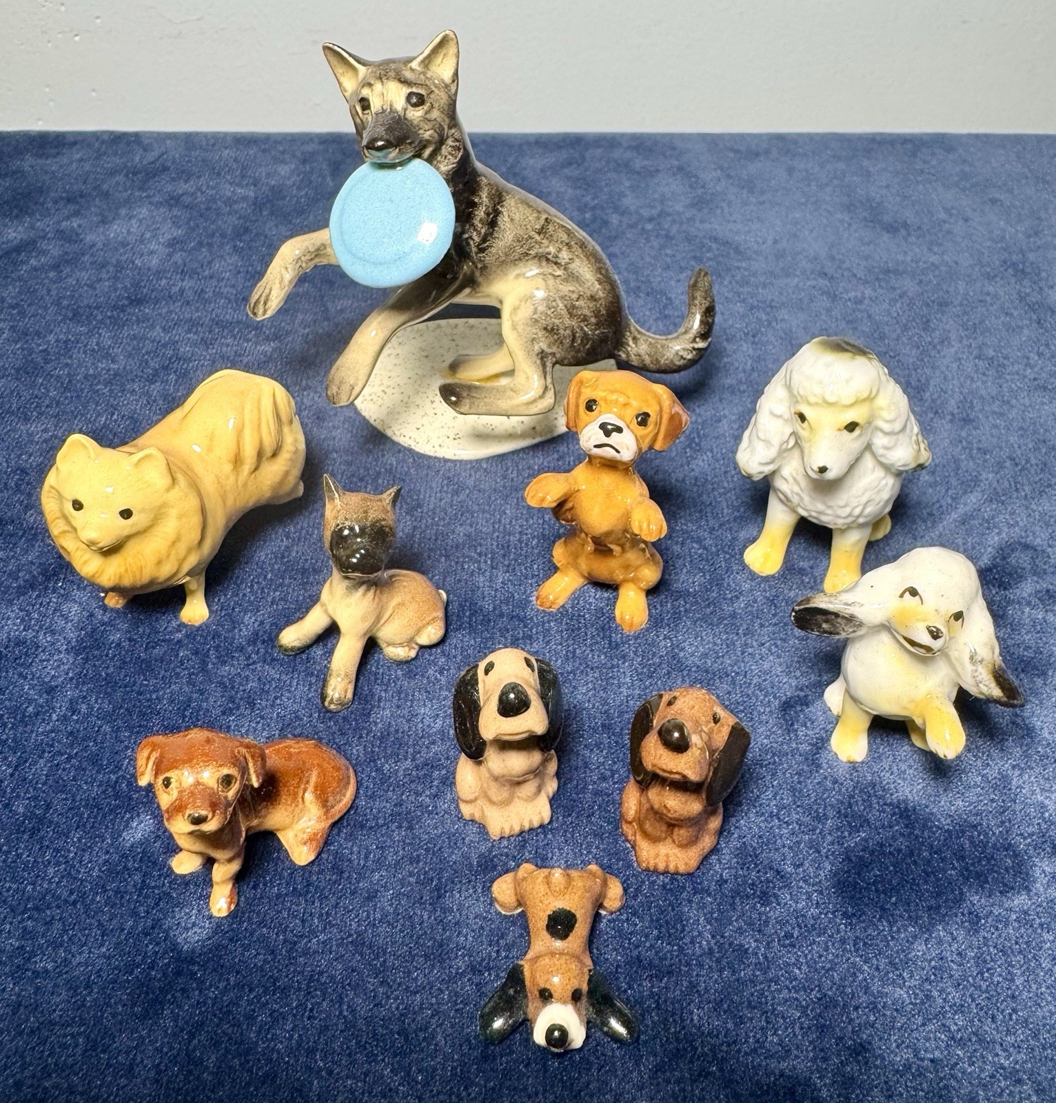 Lot of 10 Vintage Hagen Renaker Dog Figurines RARE! (Lot 1)