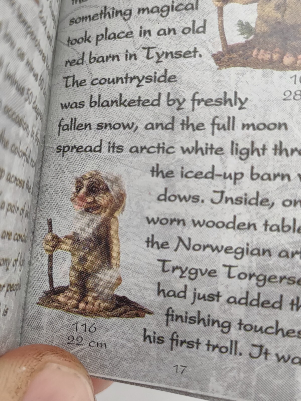 Nyform Troll Norway Old Man Walking w/ Stick Hand Made Norway Figurine #116