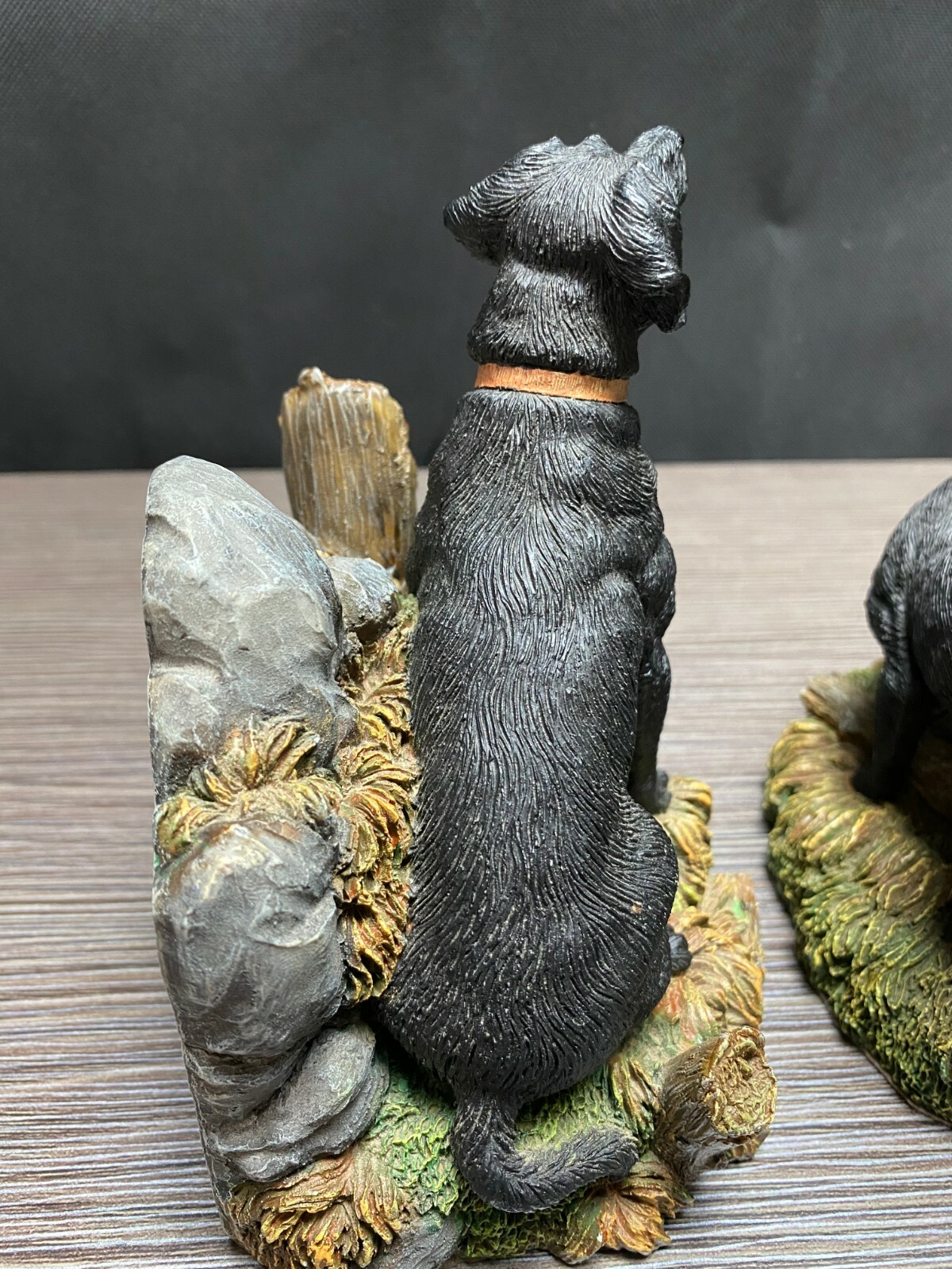 Living Stone Inc Heavy 4 lb. 10.4 oz. Bookends Black Labrador Dog Set From 2001