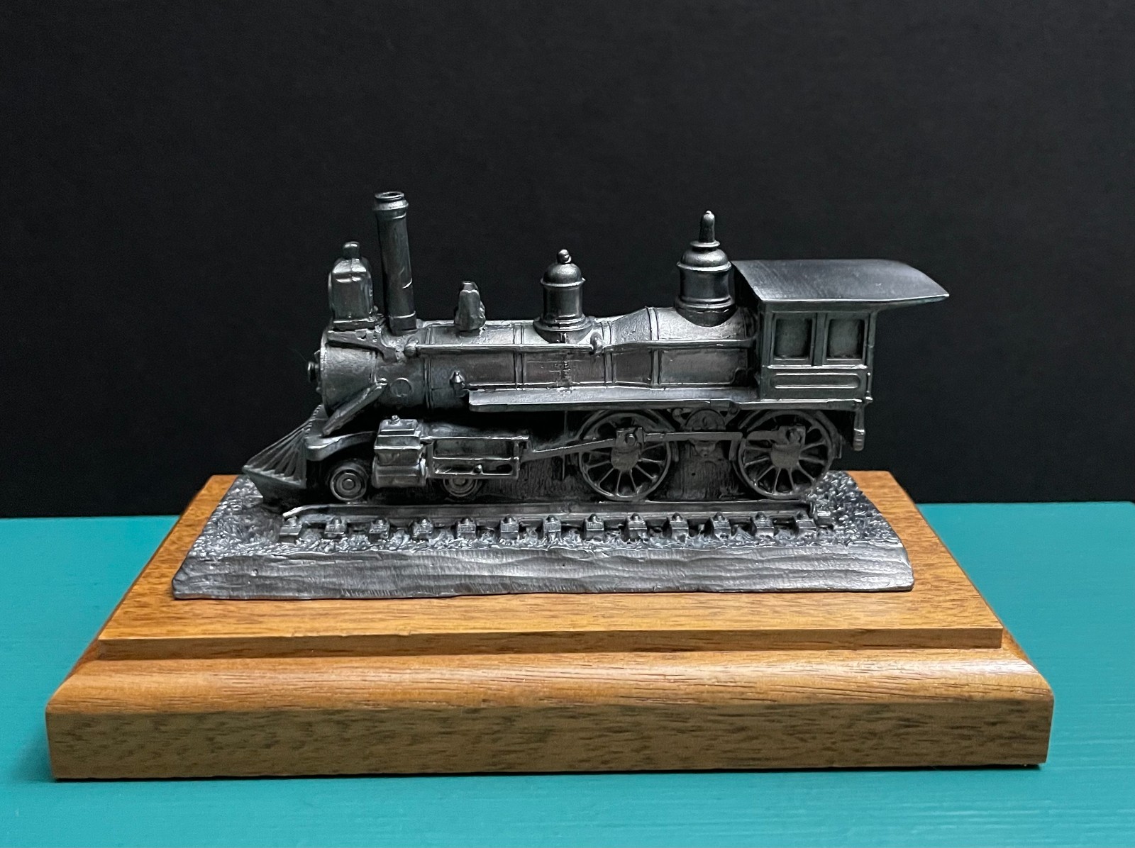 Michael Ricker Pewter Antique Locomotive Steam Train Replica Model 4-4-0 U&D LE