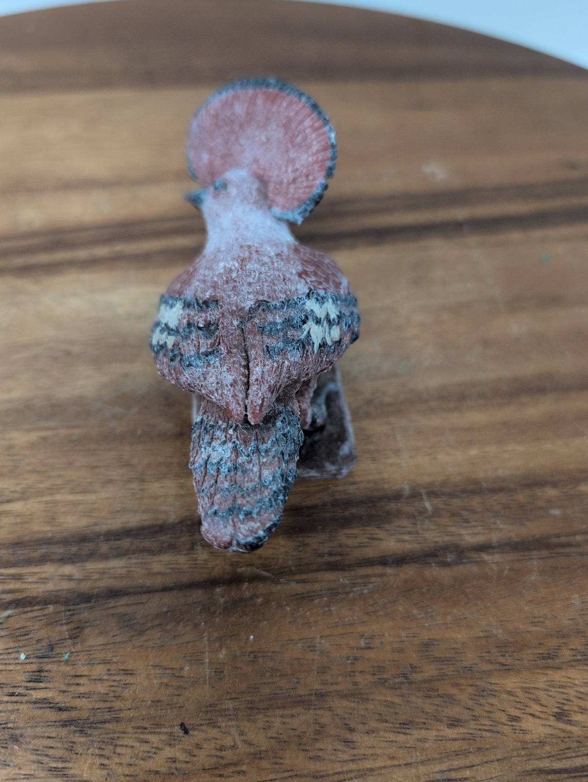 Small Cock Of The Walk Bird Figurine Macushi Artisan From Balata