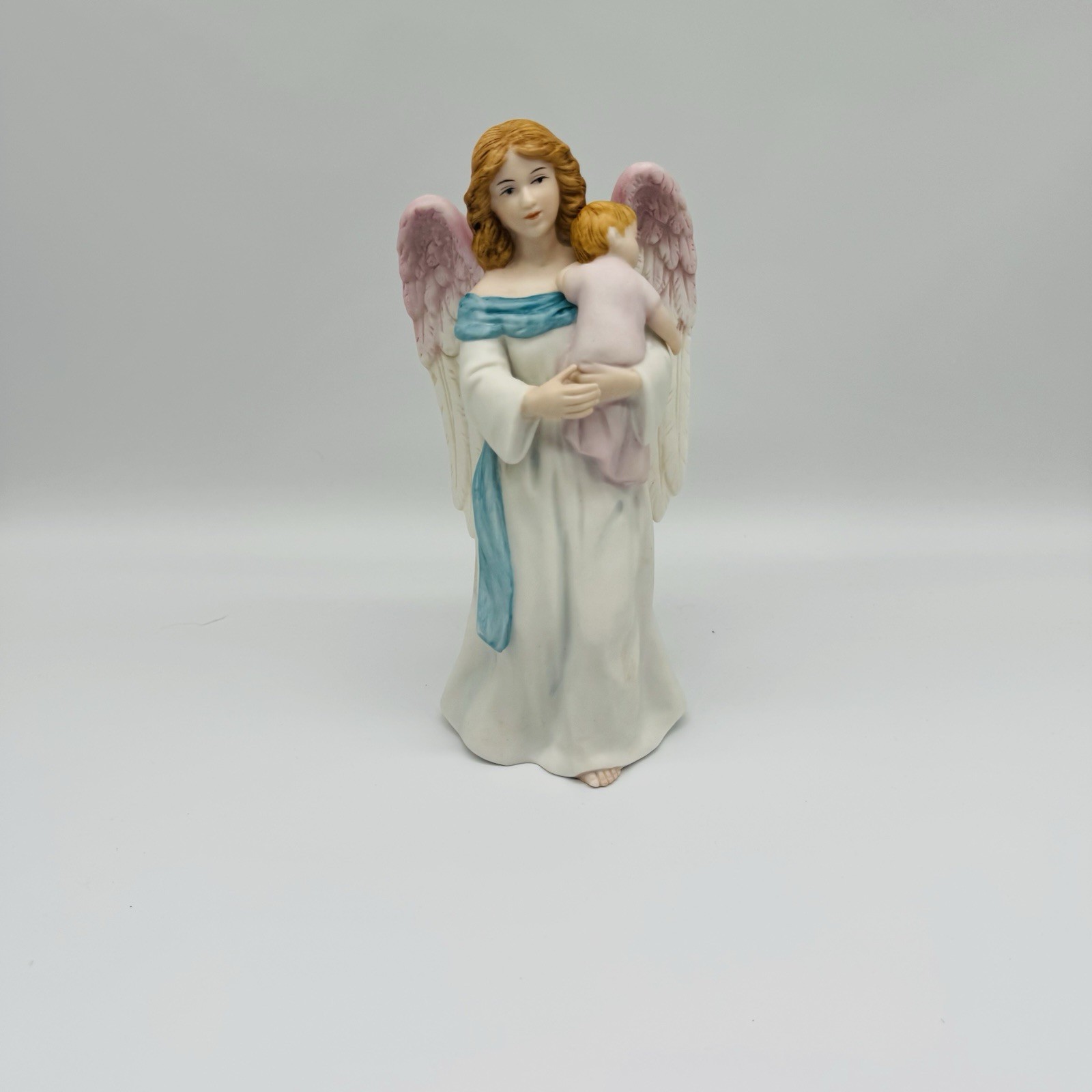 Home Interior Homco Angel Holding Baby #1434 Excellent Used Condition