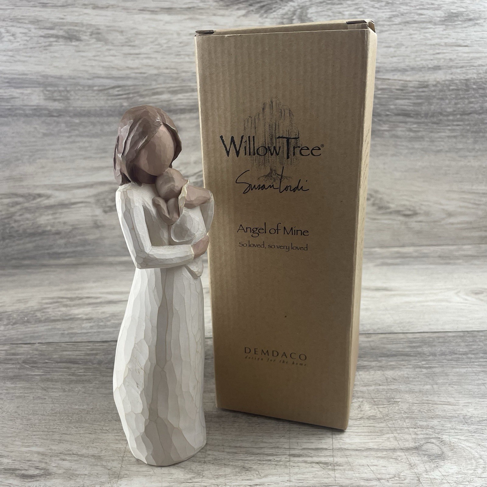 Willow Tree ‘Angel of Mine’ Figurine by Susan Lordi Demdaco 26124 Baby Shower