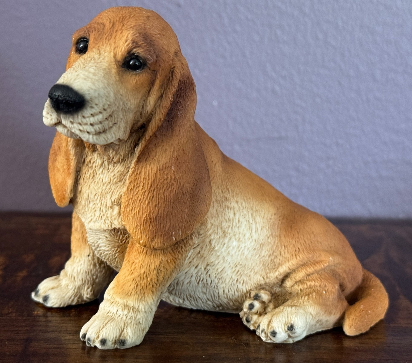 Castagna Bassett Hound Dog Figurine 1988 GREAT CONDITION 4×2.5×3.5” ITALY