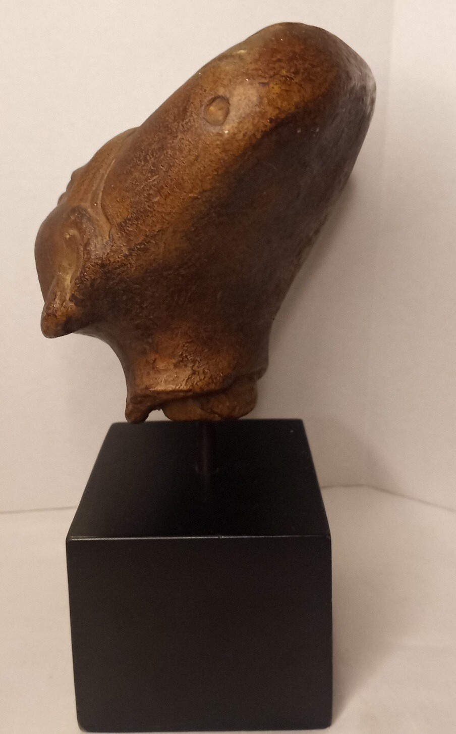 Vtg Head of Mesoamerican Sculpture By Alva Studios 1955 Reproduction W A CRACK