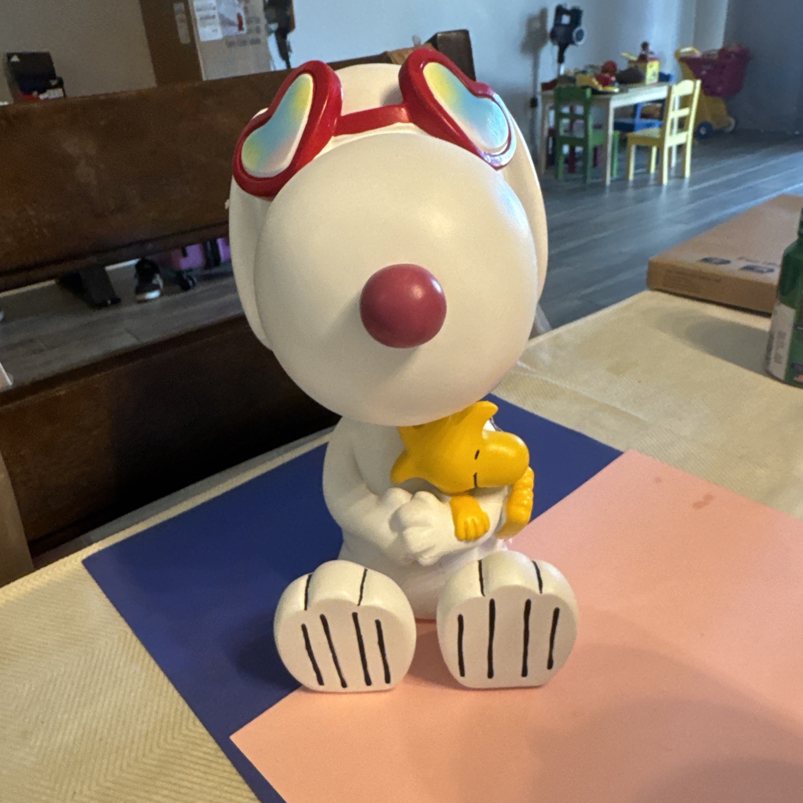 Snoopy Woodstock With Hearts Peanuts Valentine’s Day Love Figurine 9”