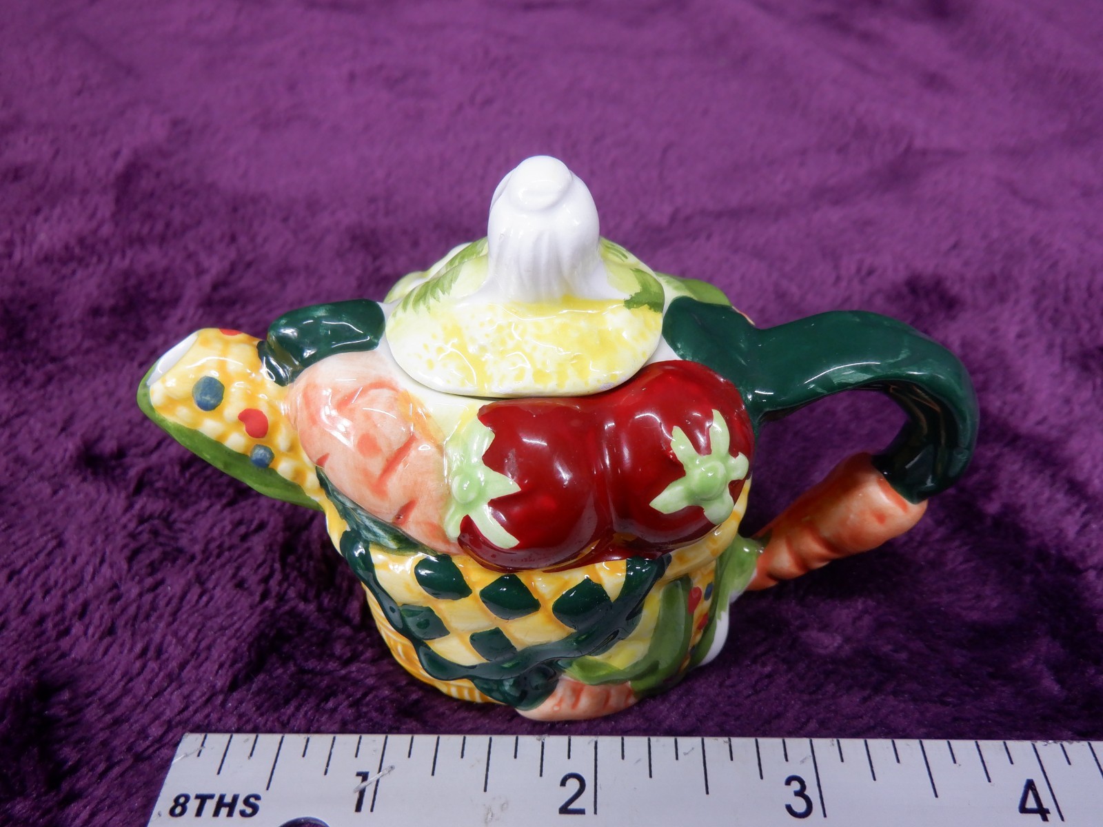 Miniature Vegetables Teapot Collectable by Wang’s International