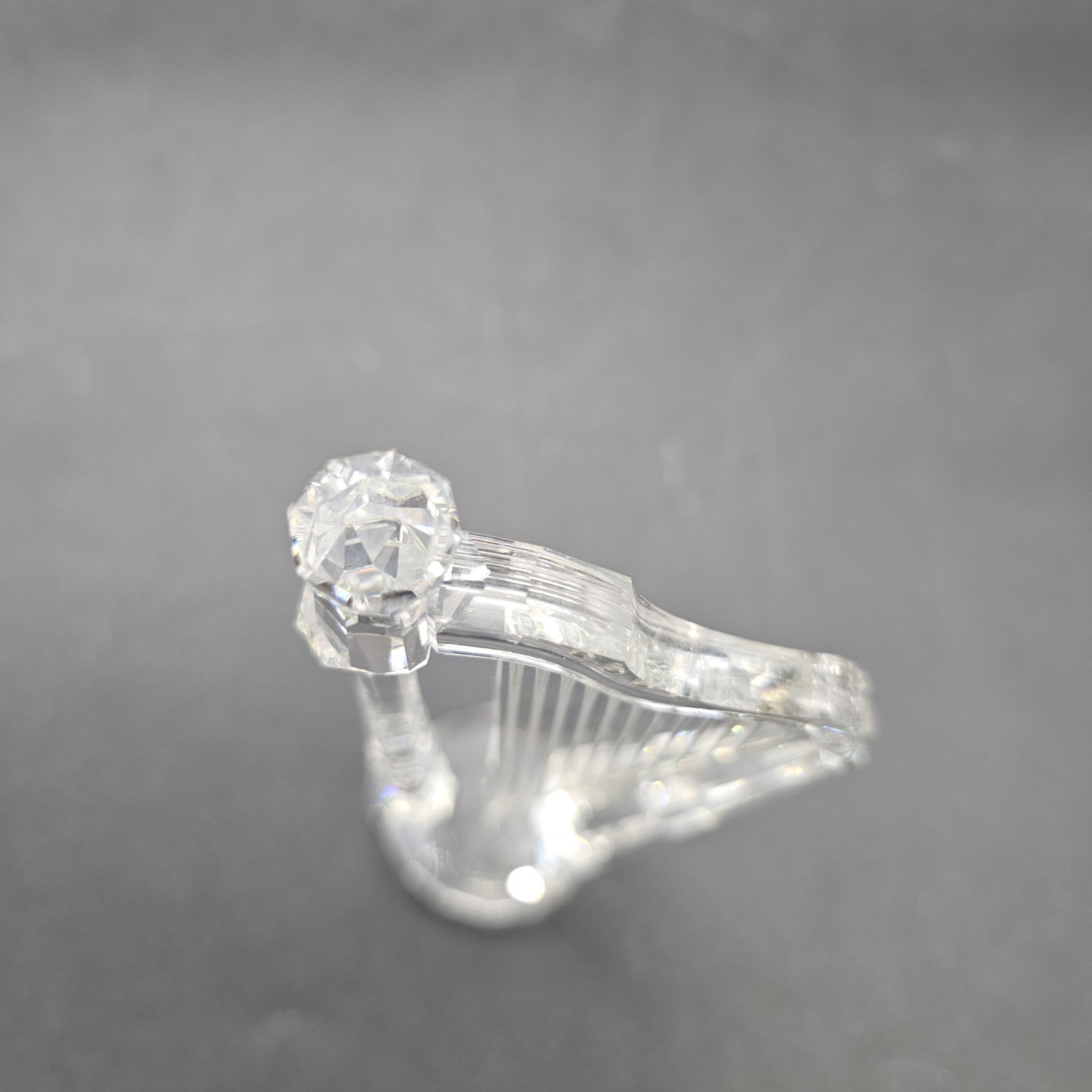 Swarovski Crystal Harp Figurine 169245 Musical Instrument Retired Unboxed 4″