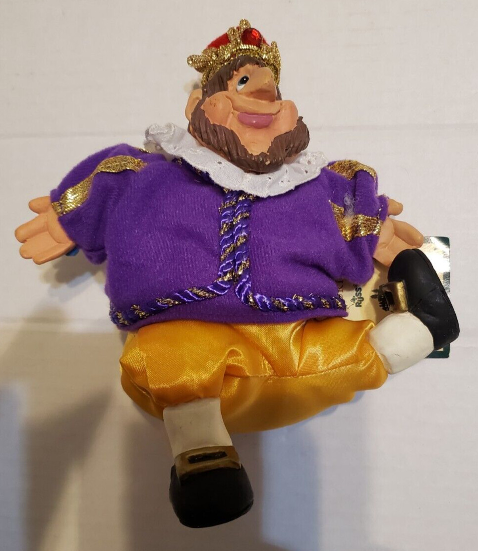 RUSS Medieval Court King Samson figurine New with tag by Russ Berrie