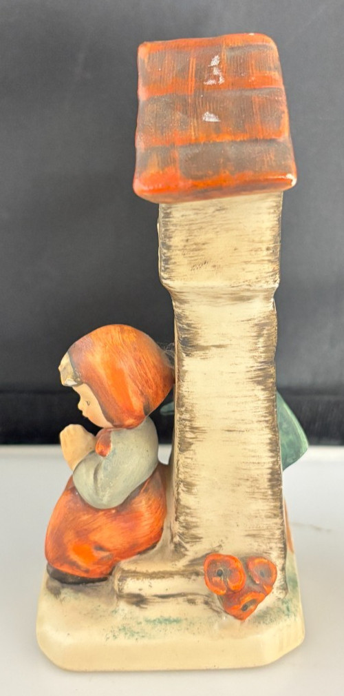 Vintage Goebel Germany Praying Child Chapel Figurine Ceramic Piece Chipped