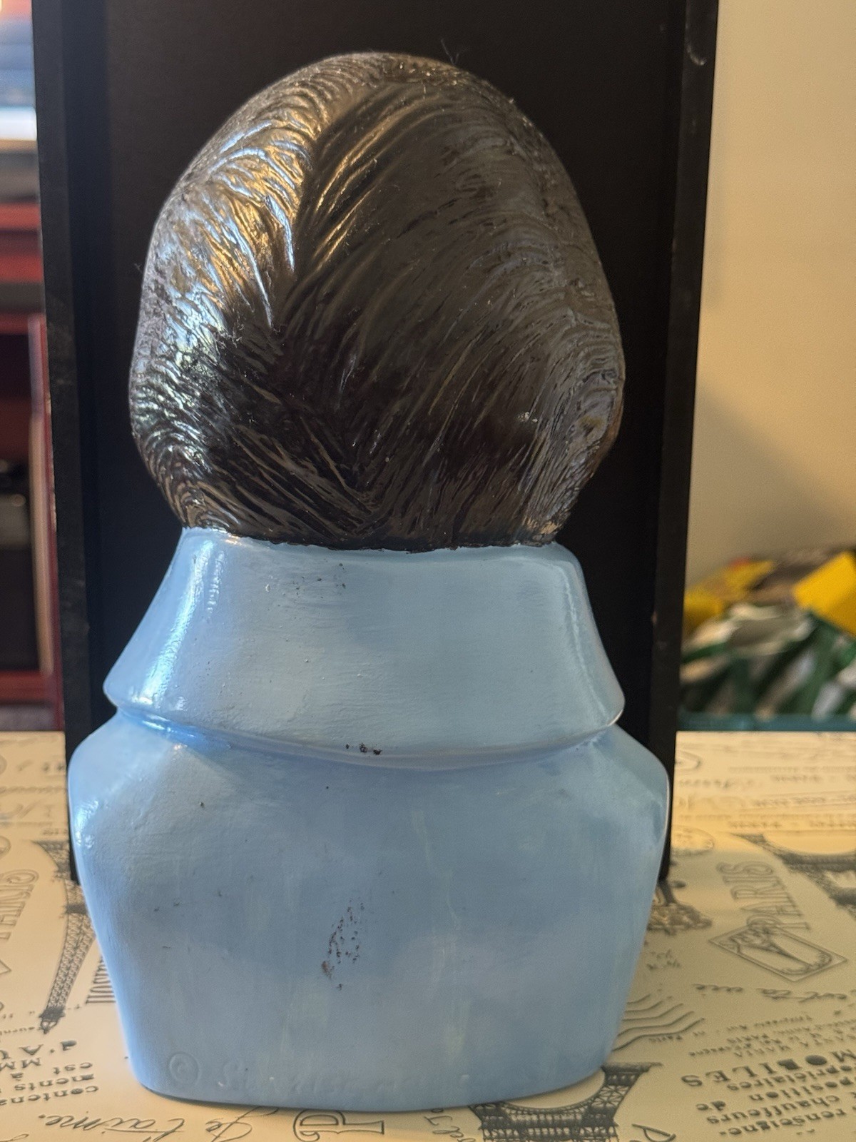 Vintage Hawaiian Elvis Presley Painted Ceramic Bust Sunrise Mold Co. 1977