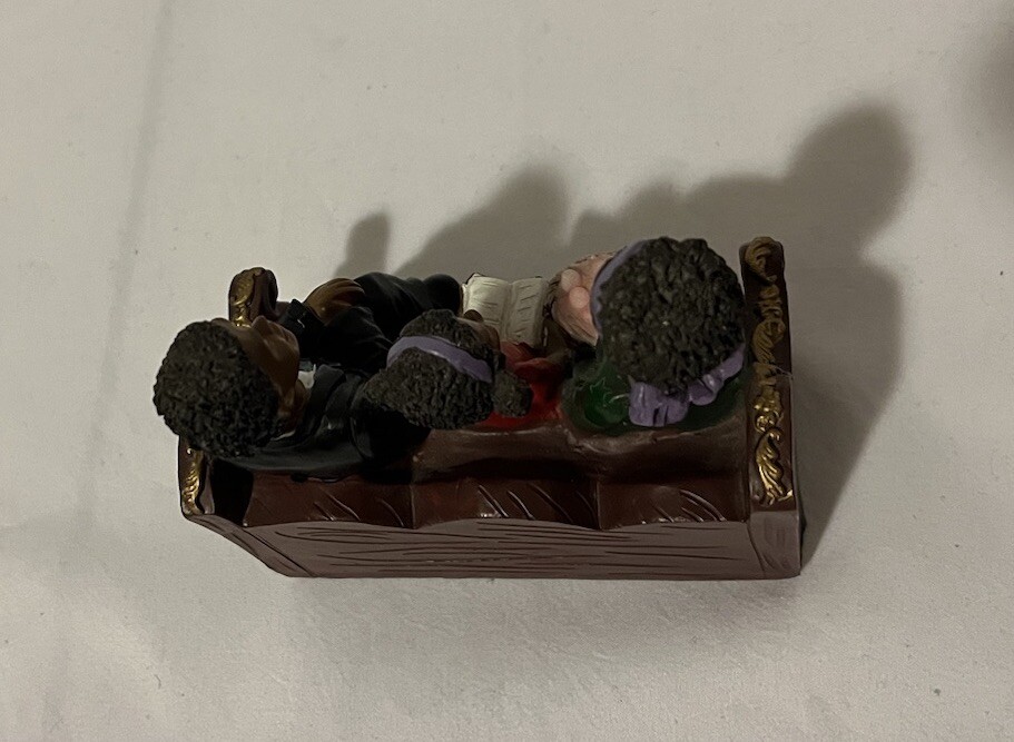 UTI The Church Collection African American Family Of 3 sitting on a Church Pew