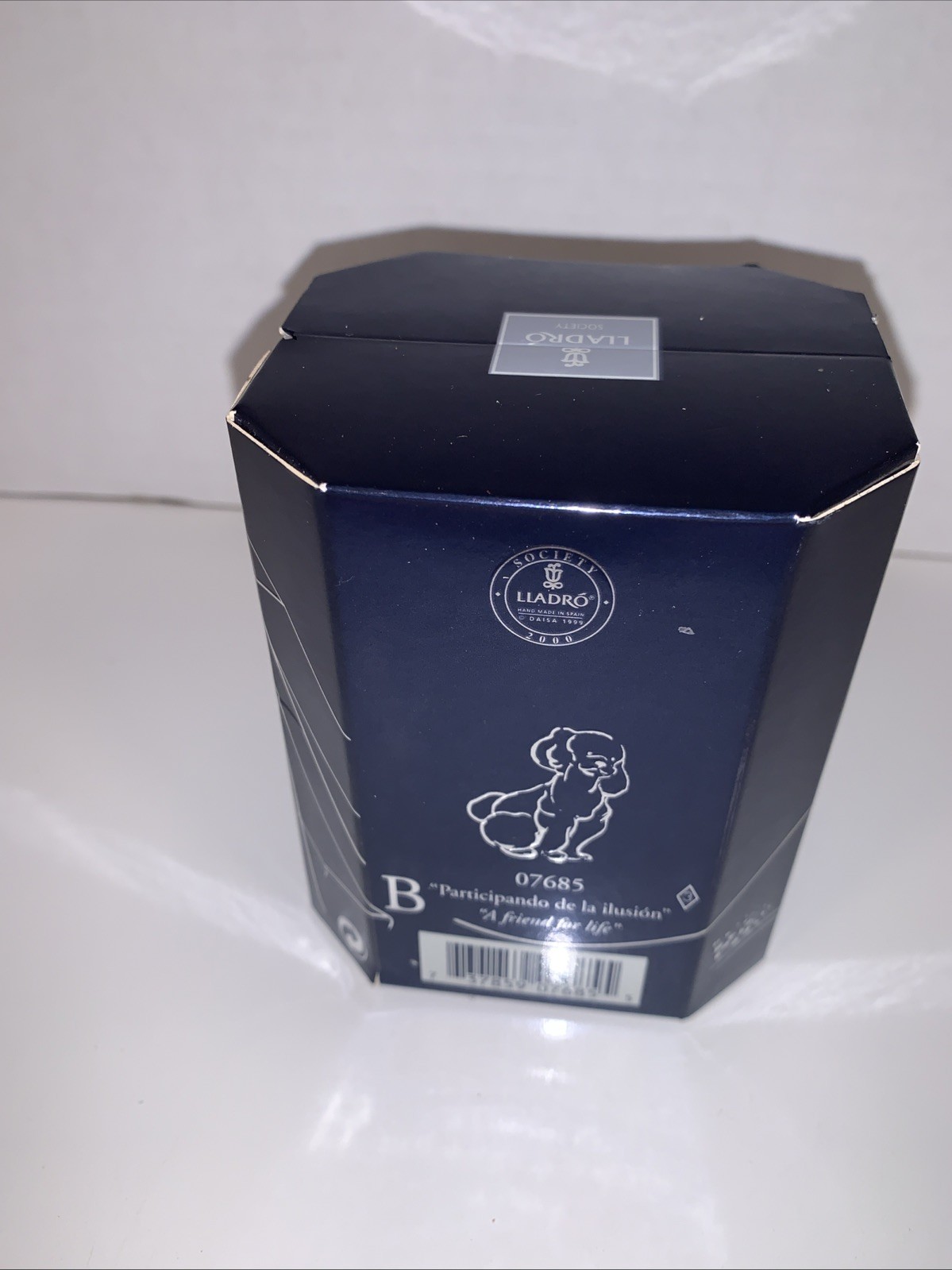 Lladro Dog Glossy Figurine #7685 “A Friend For Life” Collectors Society Piece