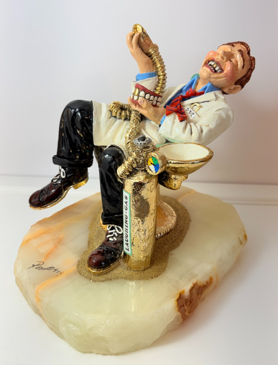 Ron Lee 91 Dentists DDS Laughing G Limited Edition Large Figurine