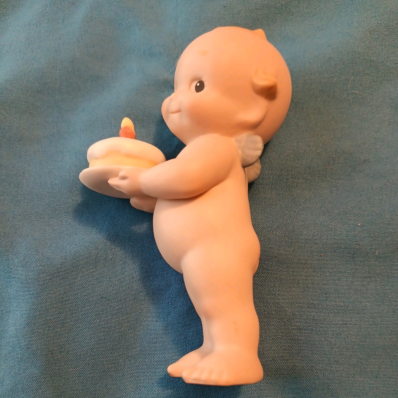 Jesco Kewpie Doll Ceramic Figure Birthday 1 Candle Figurine Vintage