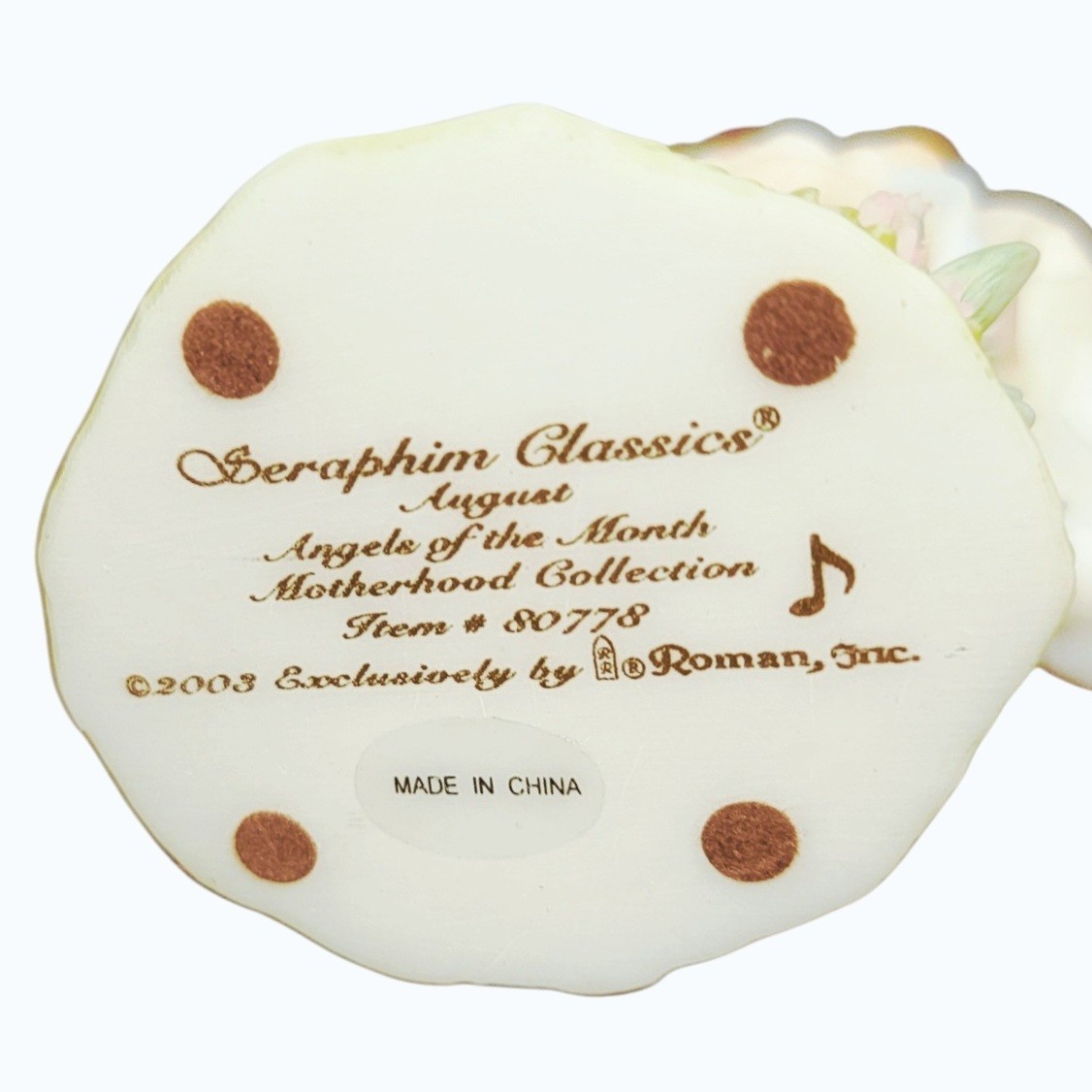 Seraphim Classics August Angel Motherhood Collection #80778 Roman Inc 2003 w/…