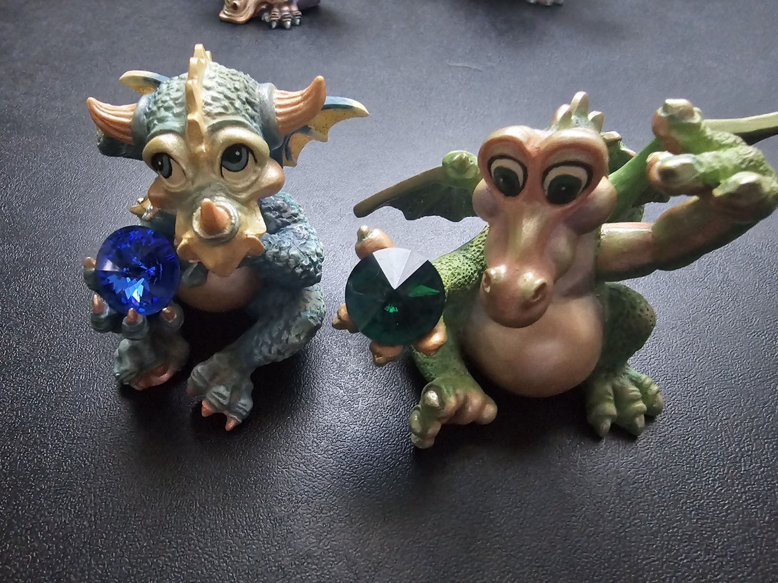 Lot Of 13 Limited Edition Franklin Mint Mood Dragons. Please Read Description!