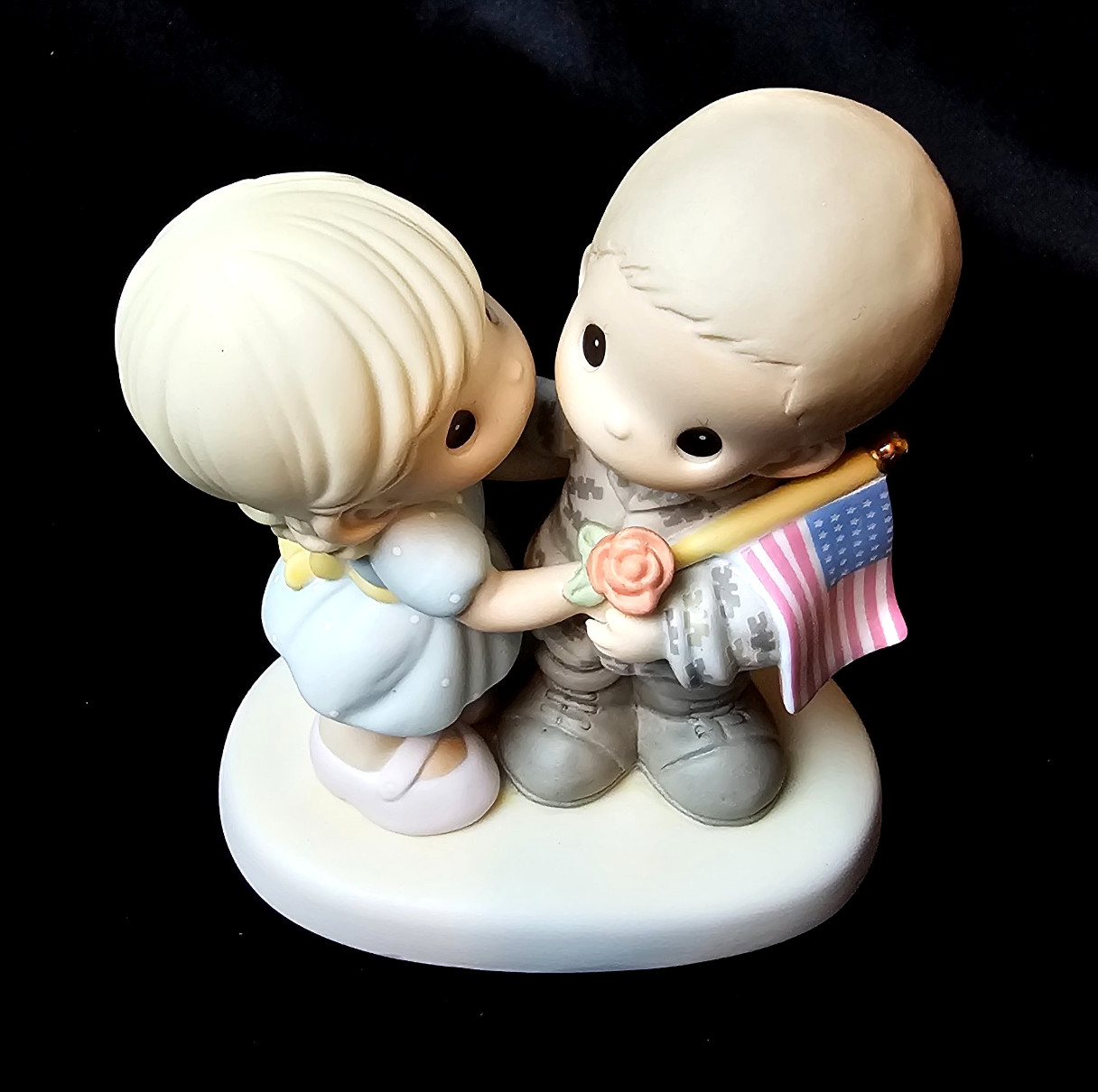 Precious Moments “My Soldier My Hero” USA Military Armed Forces America 740018