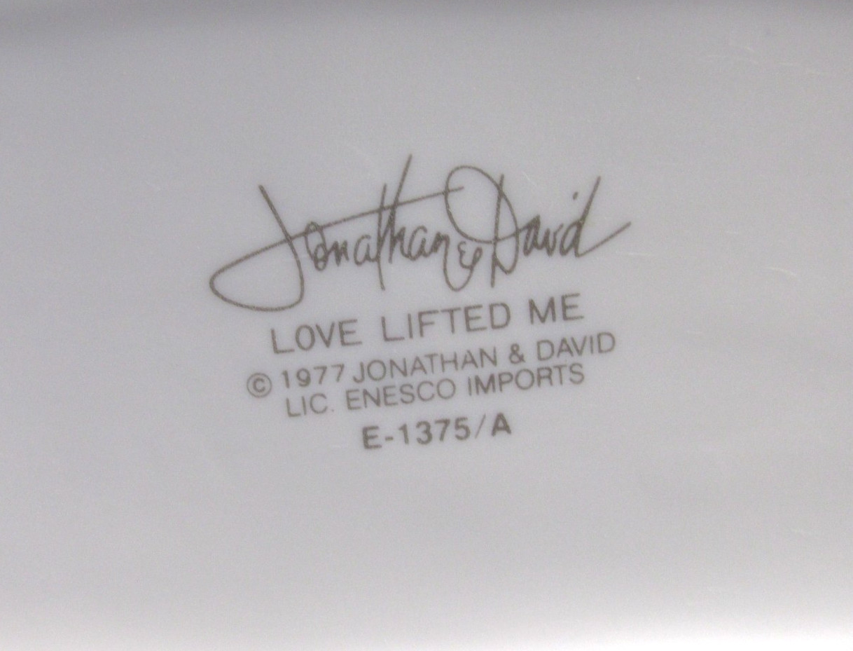 1977 Precious Moments “Love Lifted Me” Children on SeeSaw Figurine – E-1375/A
