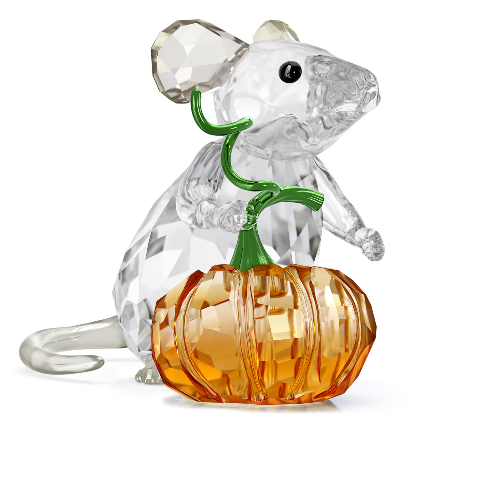 Swarovski Crystal IDYLLIA Mouse and Pumpkin Figurine 5732809