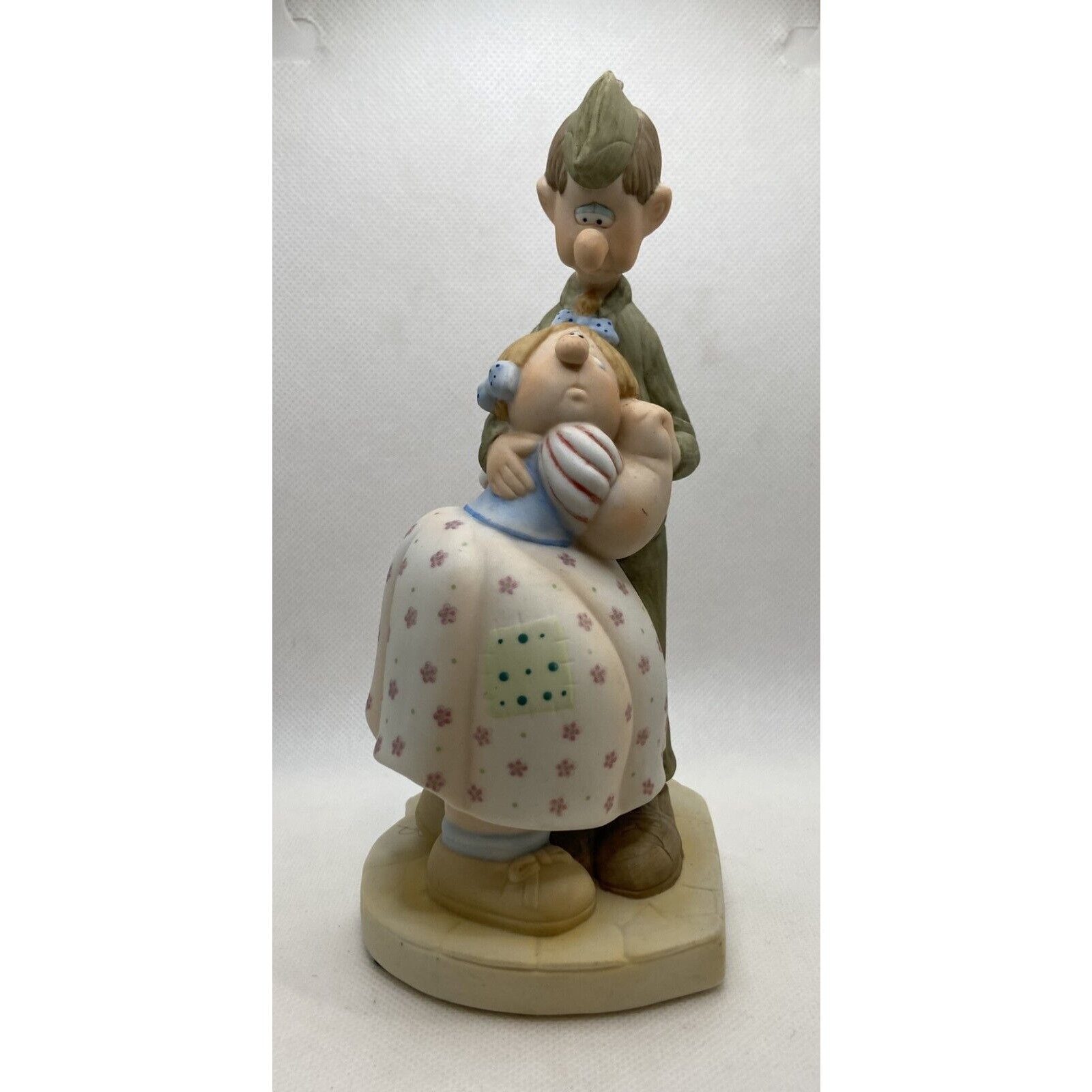 Vintage McCoon’s Country “Good Bye Mary Lou” Figurine Army Couple Love Military