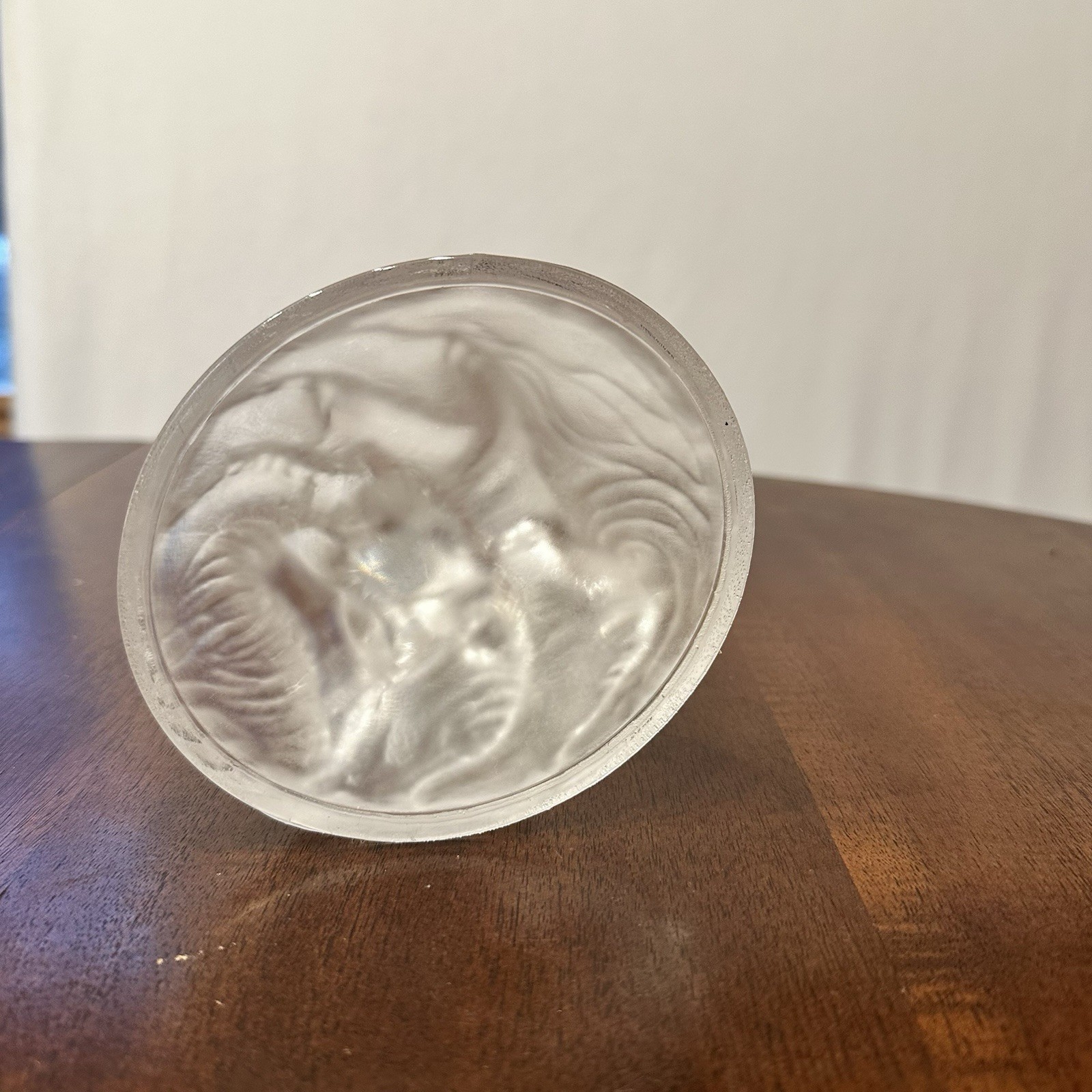 VINTAGE CRISTAL d’ARQUES GARANTI DOLPHIN FIGURINE About 6.5 Inches Tall