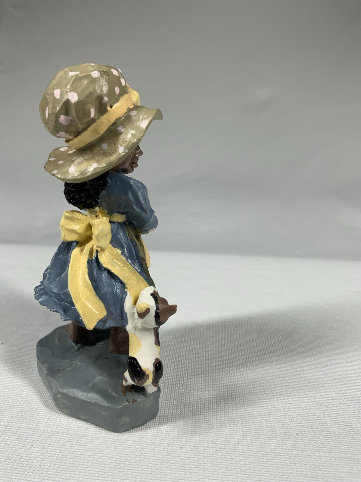 Vintage African American Tiny Figurine 3.5 Inches Tall