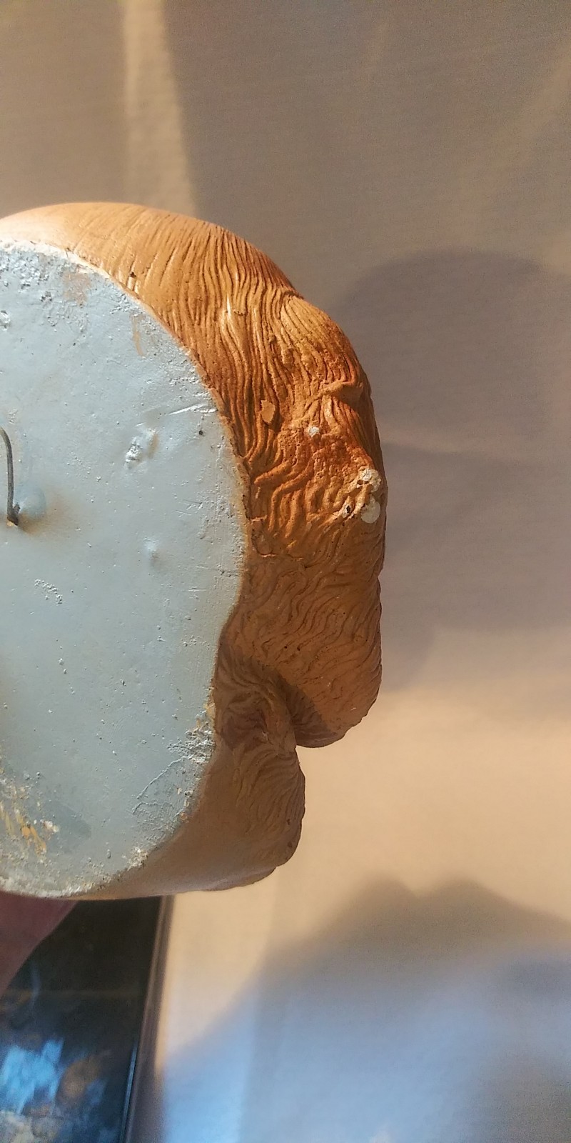 Vintage 1985 Golden Retriever Legend Products Chalkware 3D Wall Plague Rare