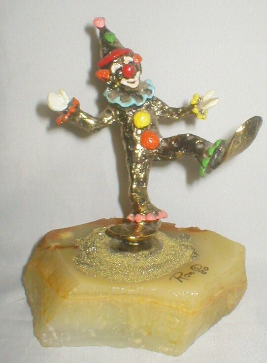 Vintage Ron Lee Pinky the Clown Happy Clown Figurine Great Used Shape