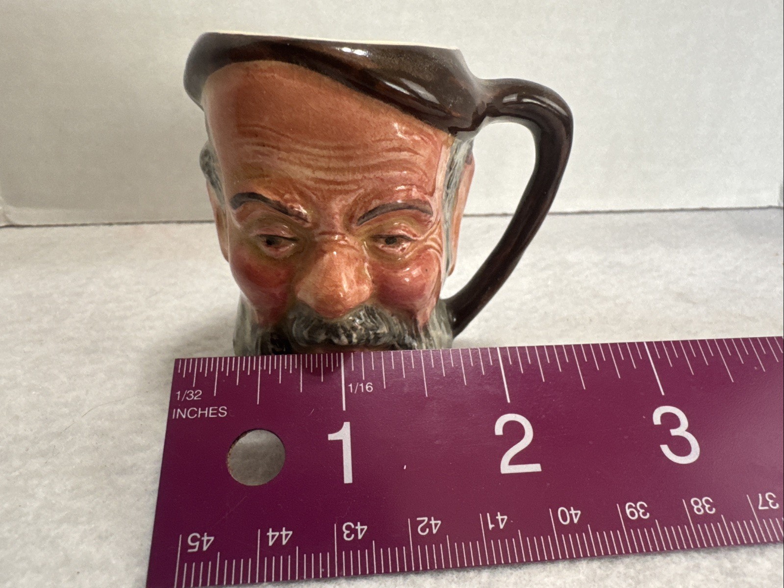 VTG Mini Mug Landcaster & Sandland Ltd TobyEngland Hand Painted Bone China 2.5”
