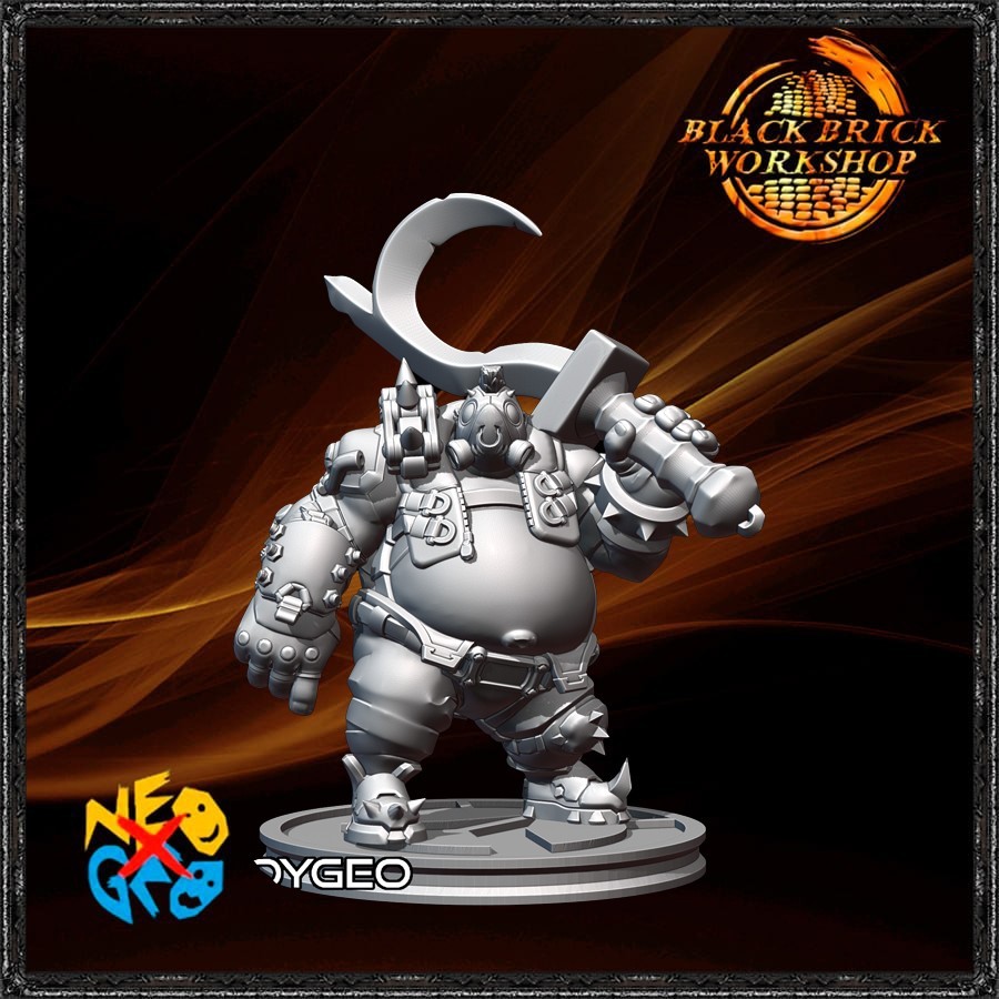 ROADHOG – OVERWATCH – 1/24 (75 mm Scale) Neoygeo UNPAINTED