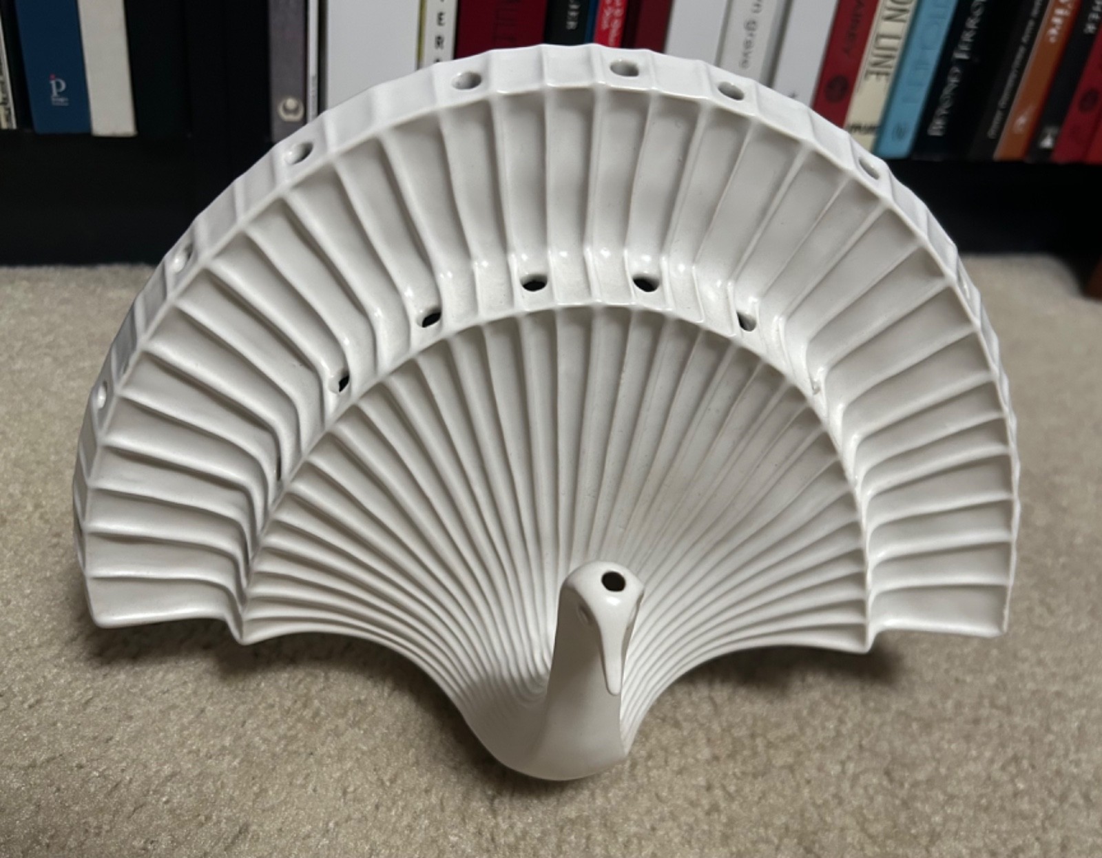 Jonathan Adler Peacock Lollipop Display Sculpture collectible RARE art deco