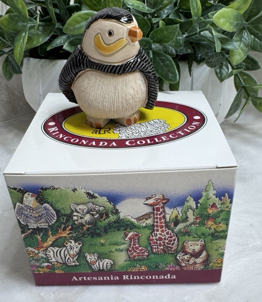 Retired Vintage Artesania Rinconada Collection Penguin #167 Figurine w/ Box