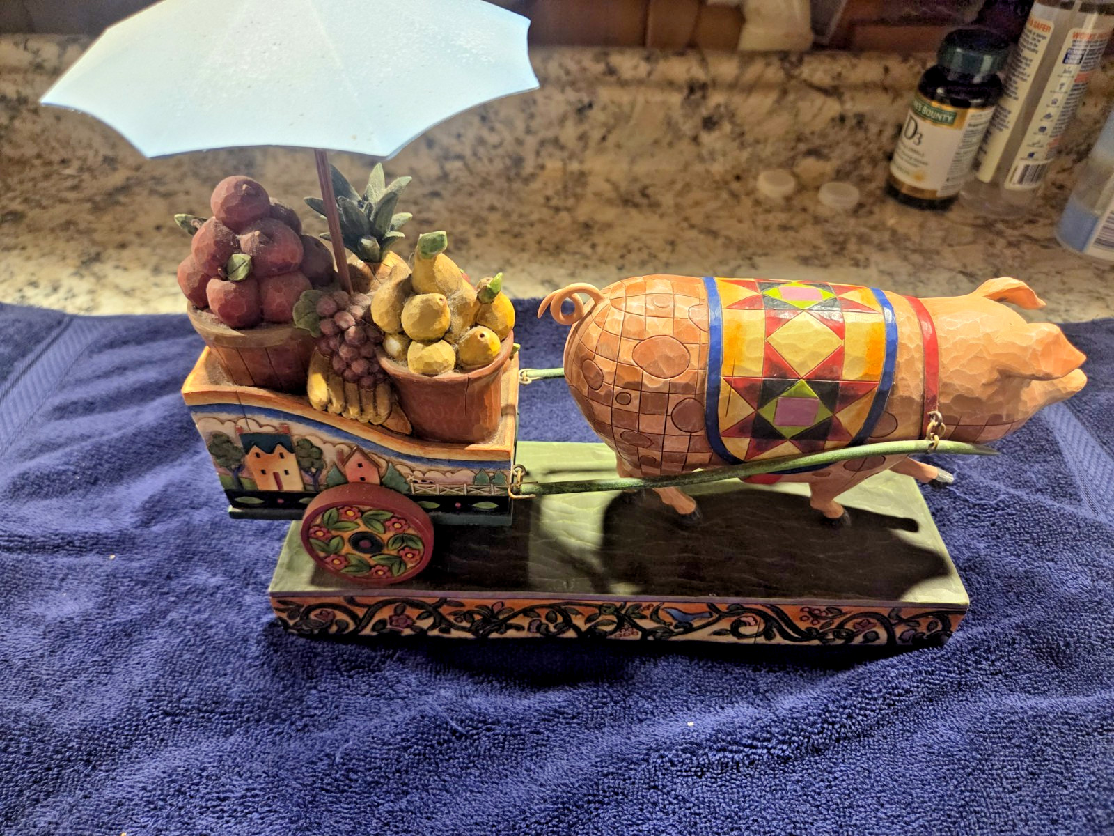 JIM SHORE “This Little Piggy Went To Market” Figurine Estate Find 2007