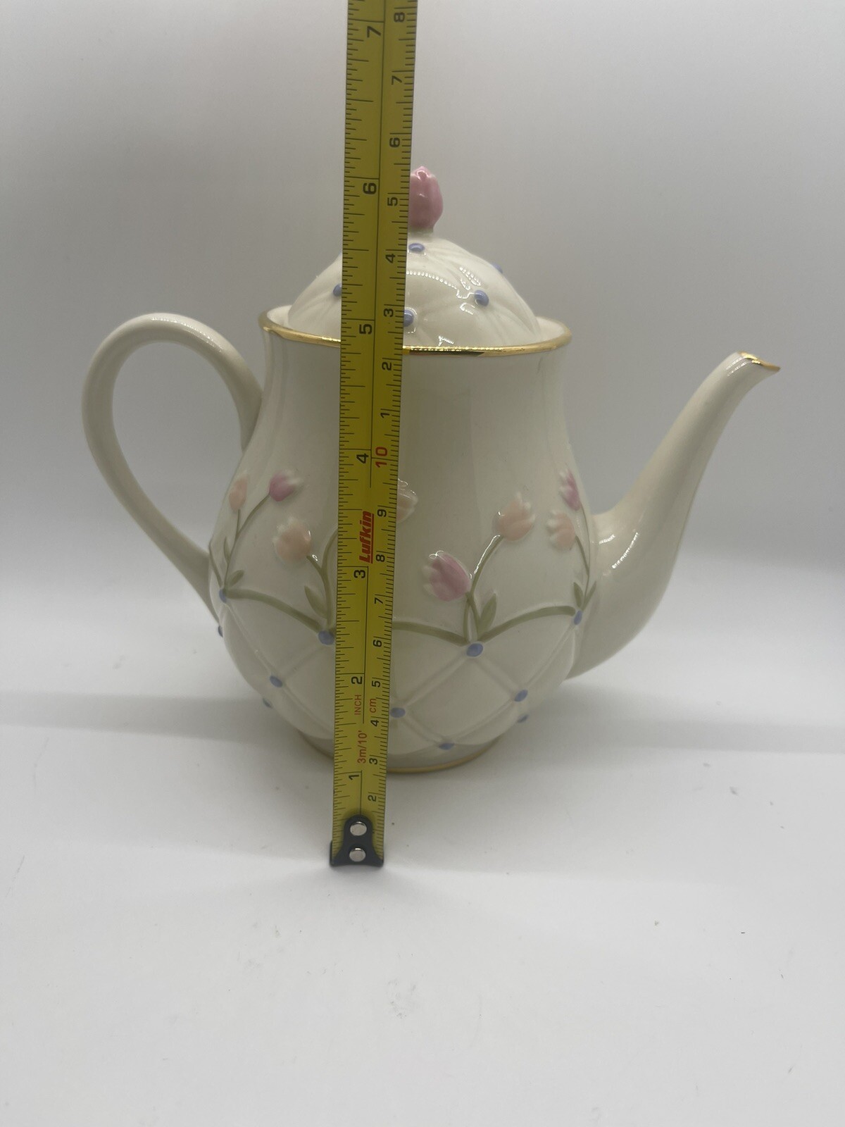 Lenox Great Giftables-Quilted Teapot-761383 NEW